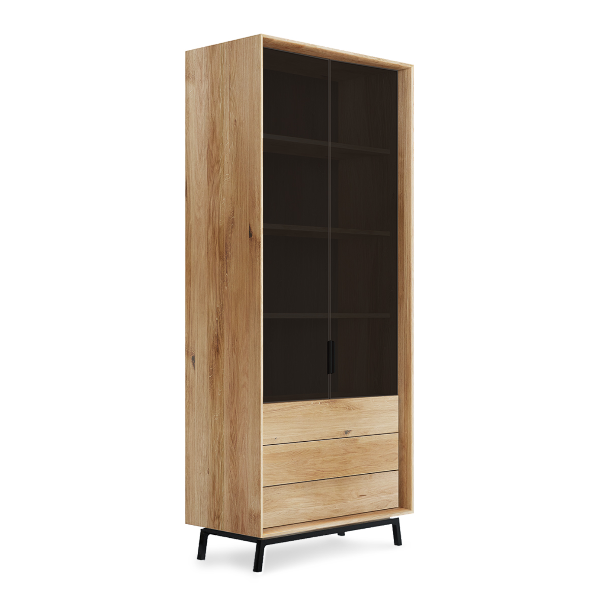 Vitrina Modern Loft 45x200 cm, Material: Masivni hrast
