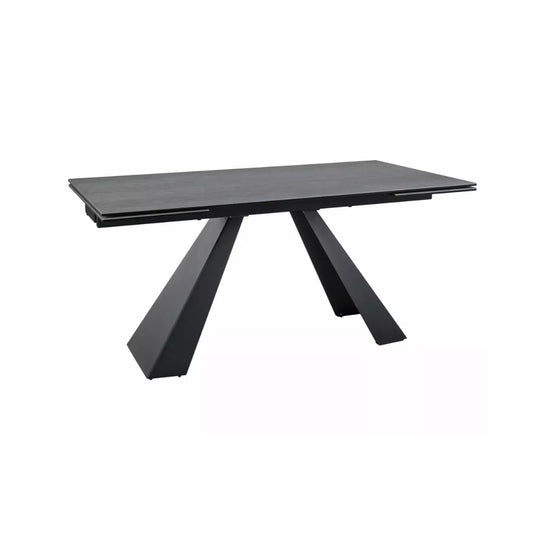 Blagovaonski stol Salvadore 160/240x90cm, Materijal: Kaljeno staklo/Keramika