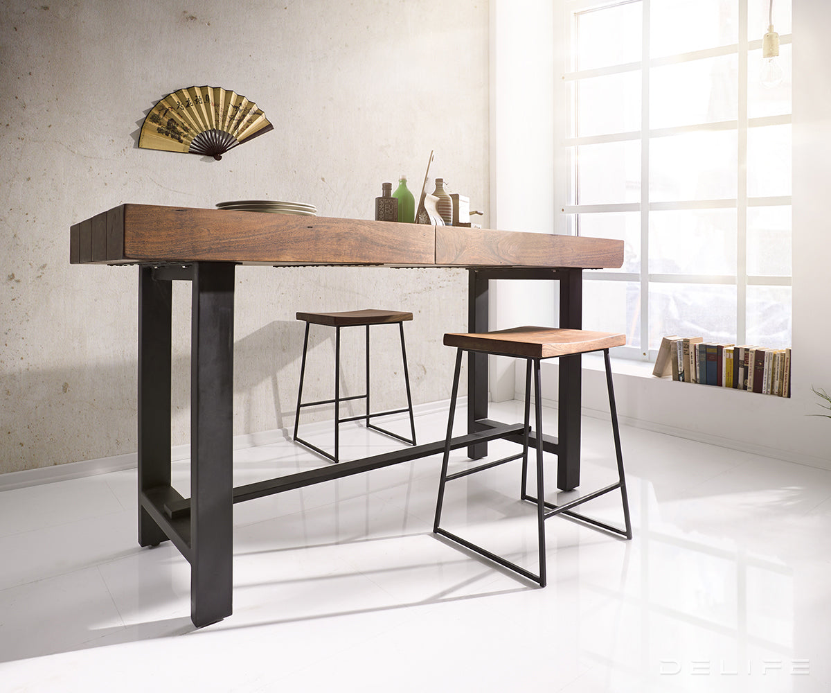 Barska miza Blokk 165x60cm, Material: Akacija