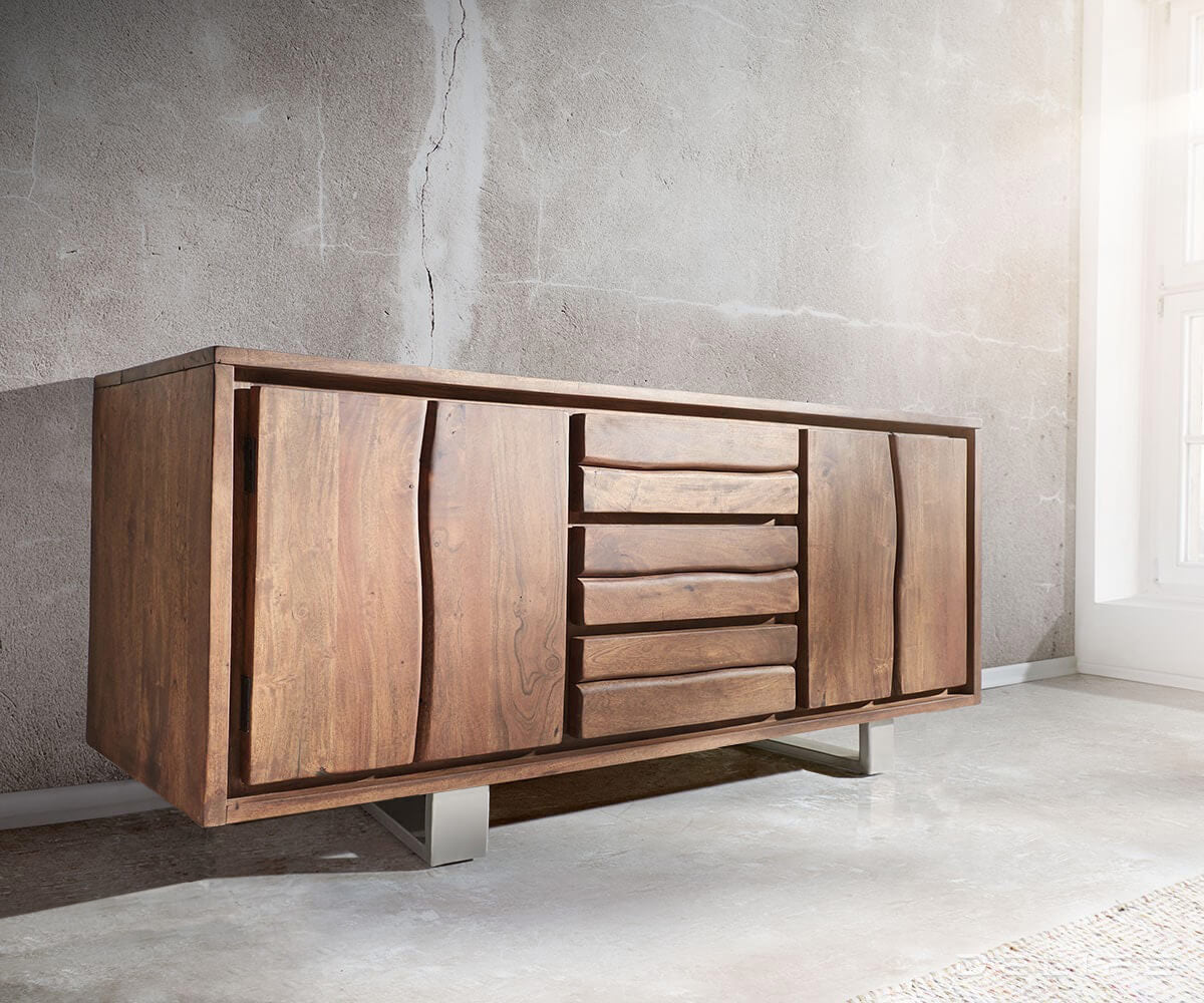 Predalnik z živim robom, Material: Akacija