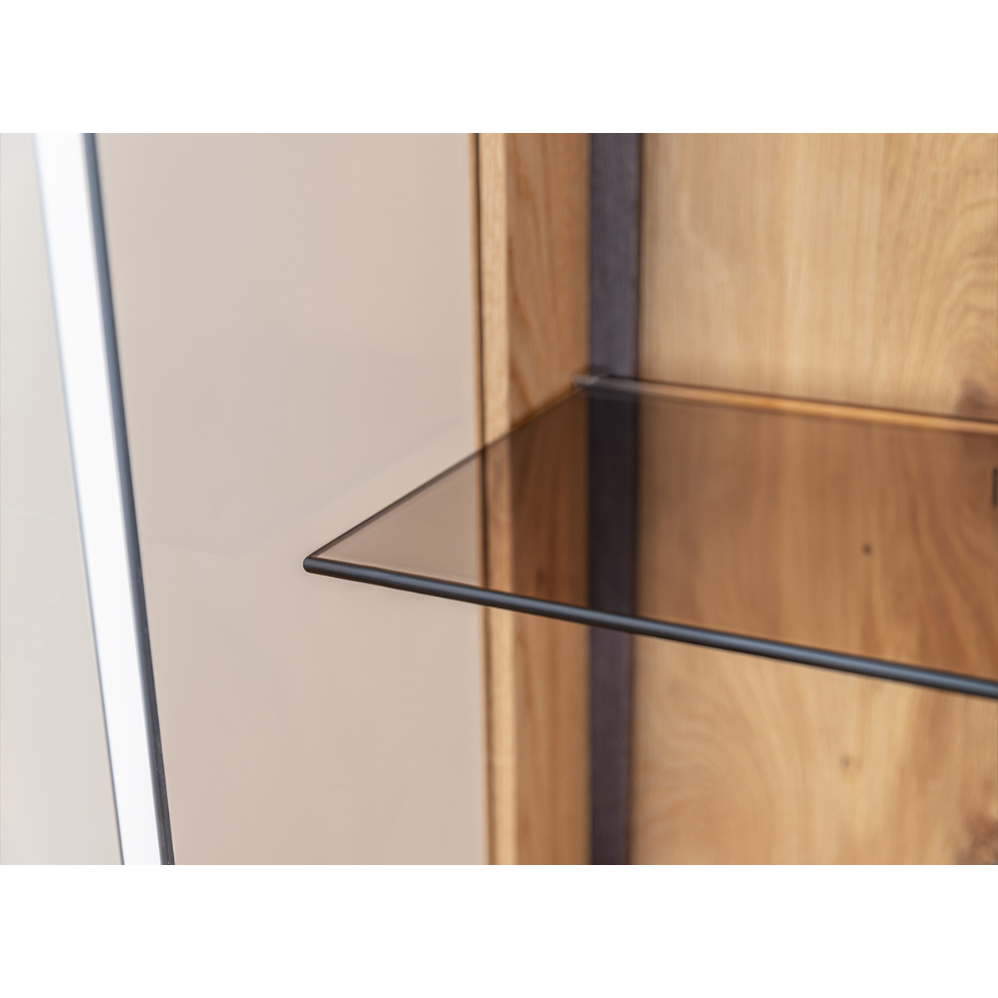 Vitrina Collodi 85x140 cm, Material: Masivno hrastovo les