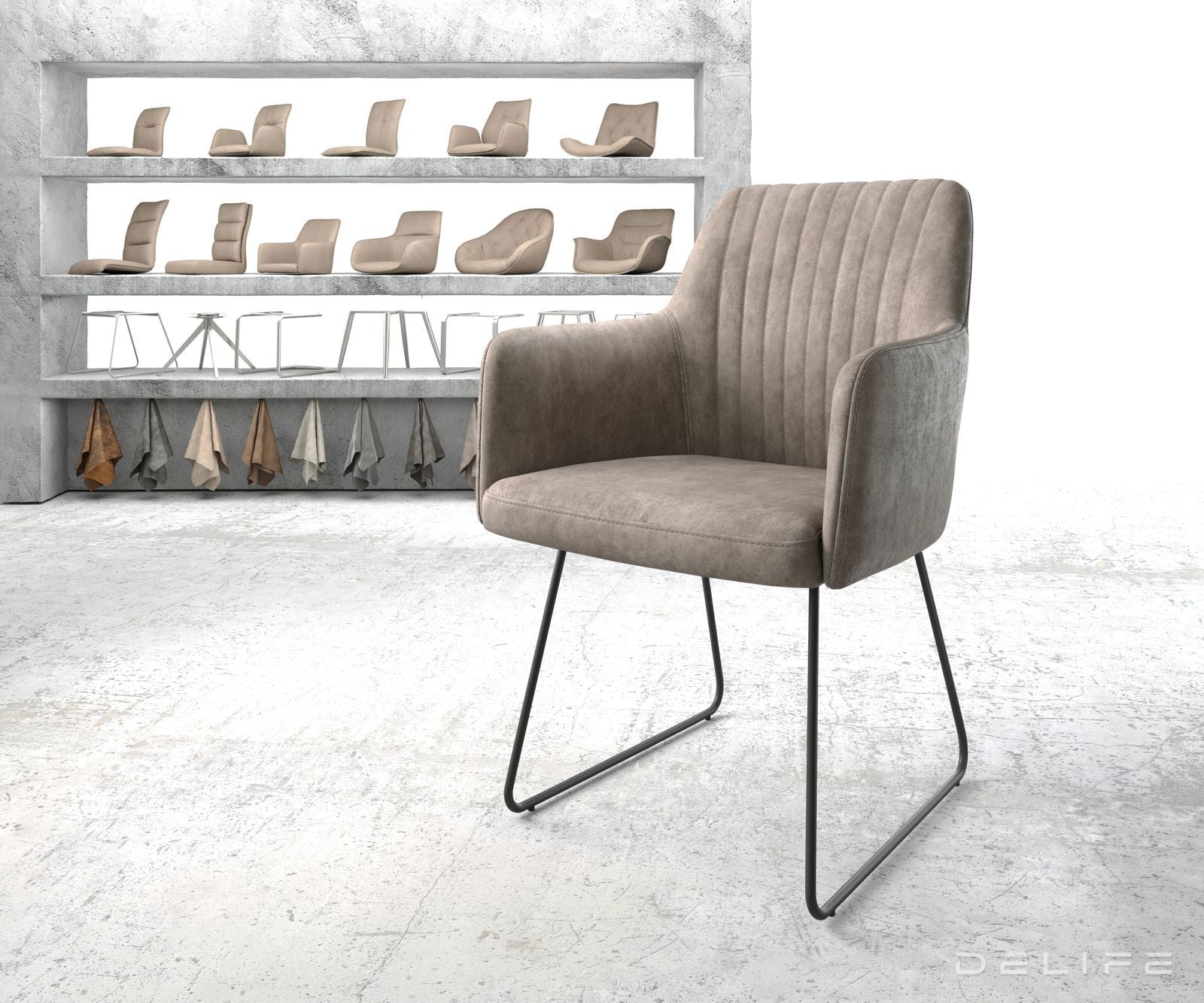 Jedilni stol Greg, Material: Mikrofibra