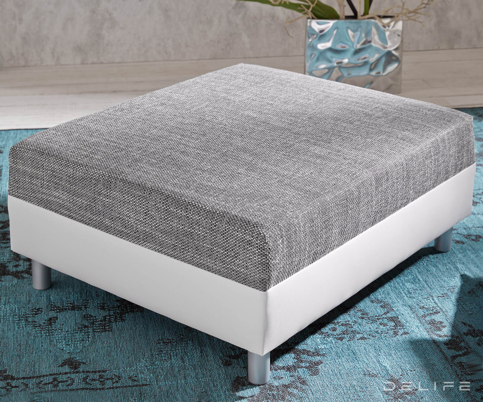 Stolčki Clovis 98x83x40cm, Material: Strukturirano blago/umetno usnje