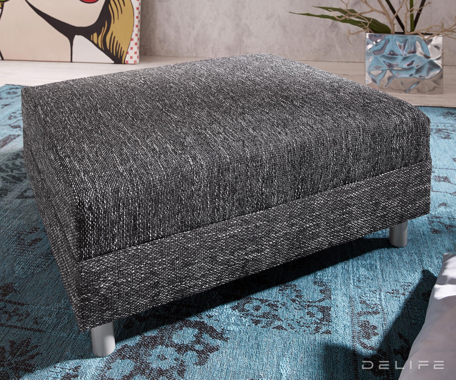 Stolčki Clovis 98x83x40cm, Material: Strukturirana tkanina