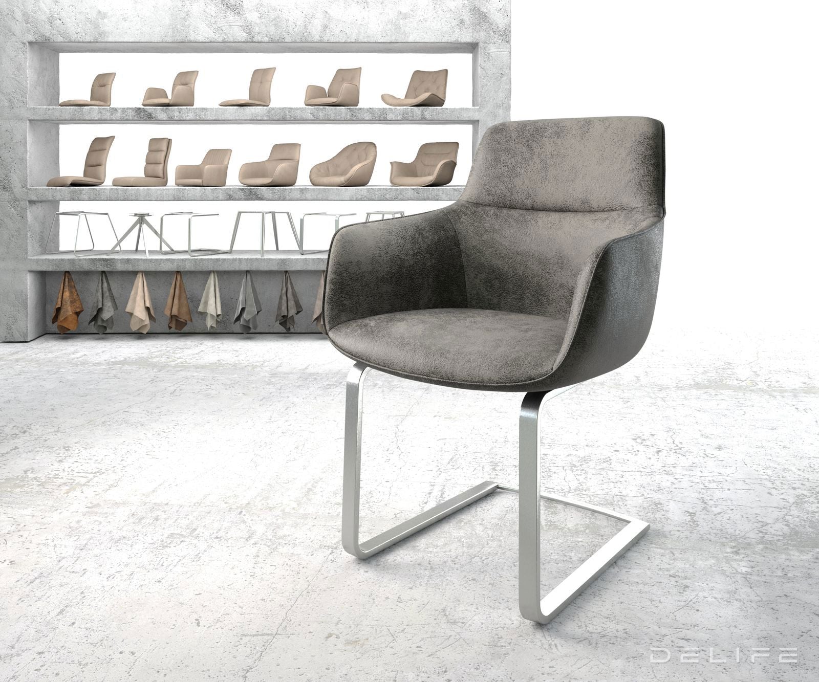 Jedilni stol Pejo, Material: Mikrofibra