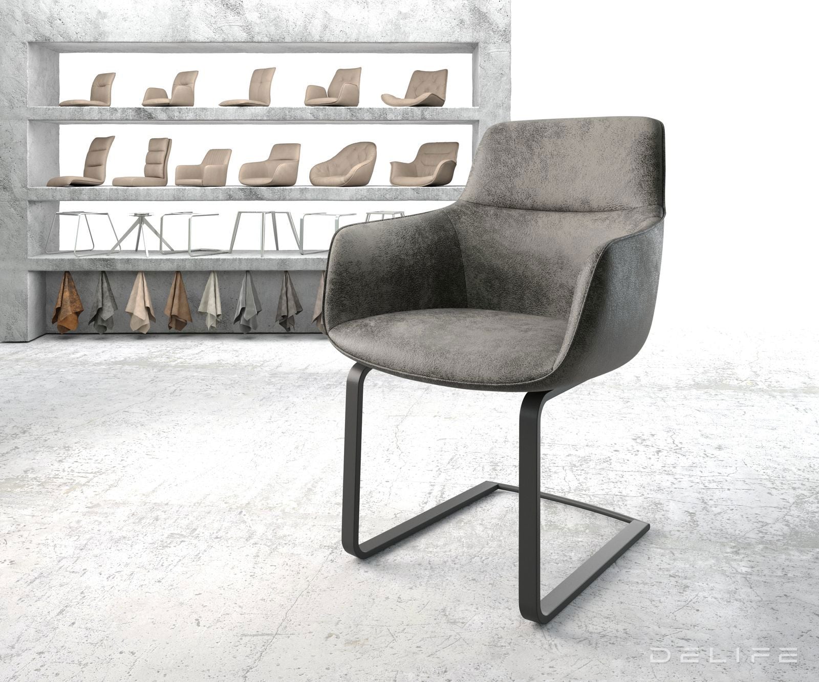 Jedilni stol Pejo, Material: Mikrofibra