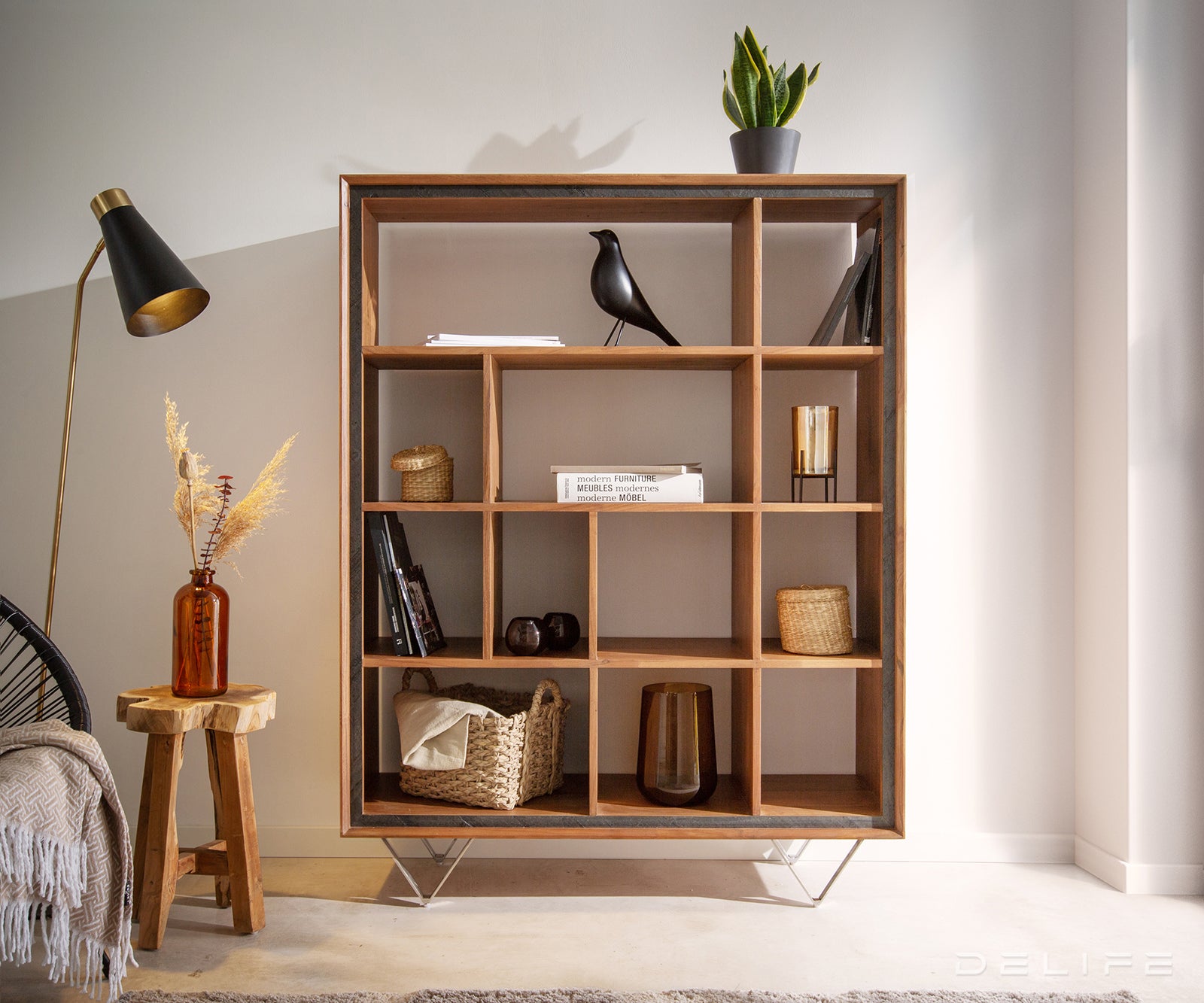 Polica Stonegrace 120x150cm, Material: Akacija