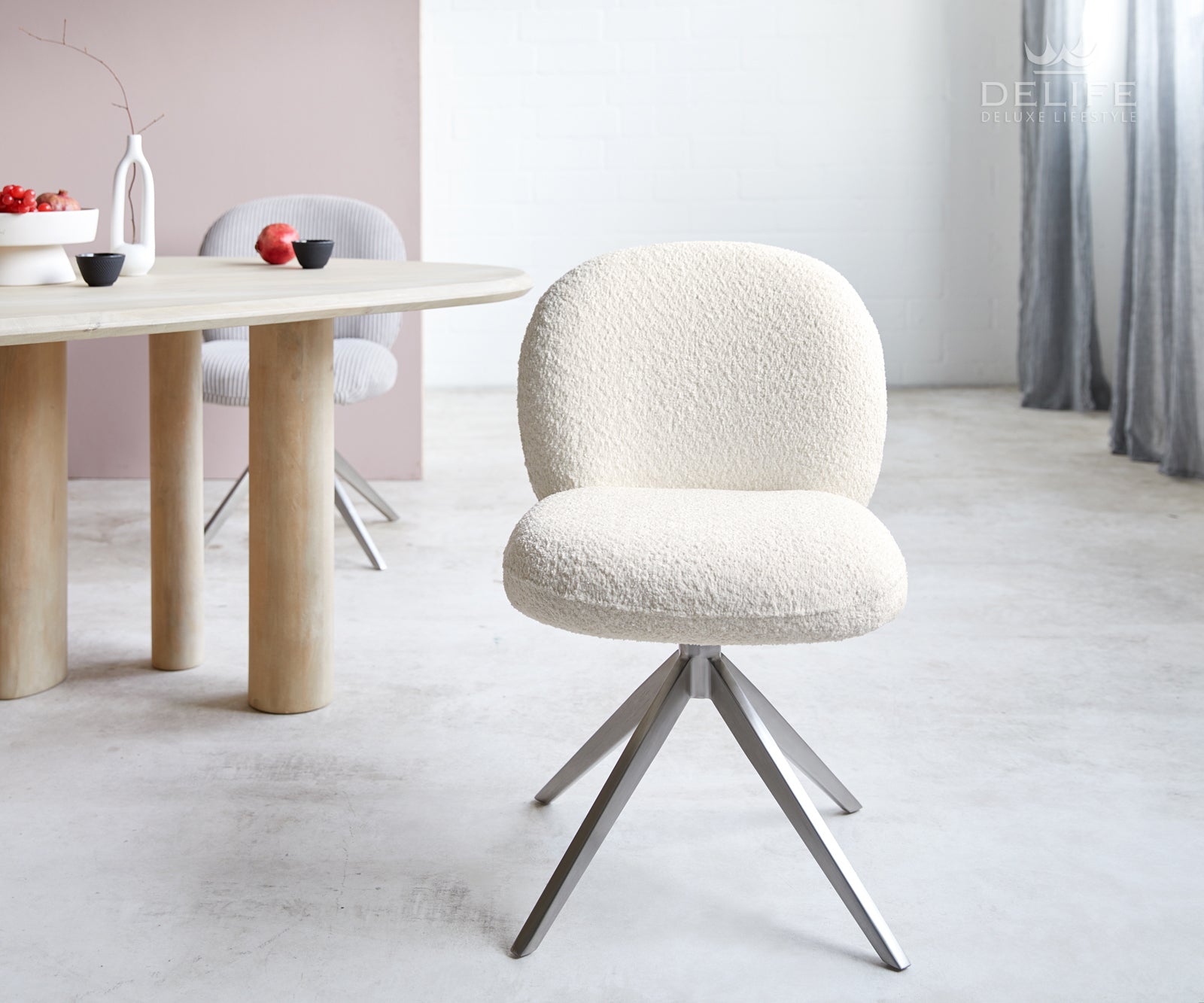 Jedilni stol Nube, Material: Bukle