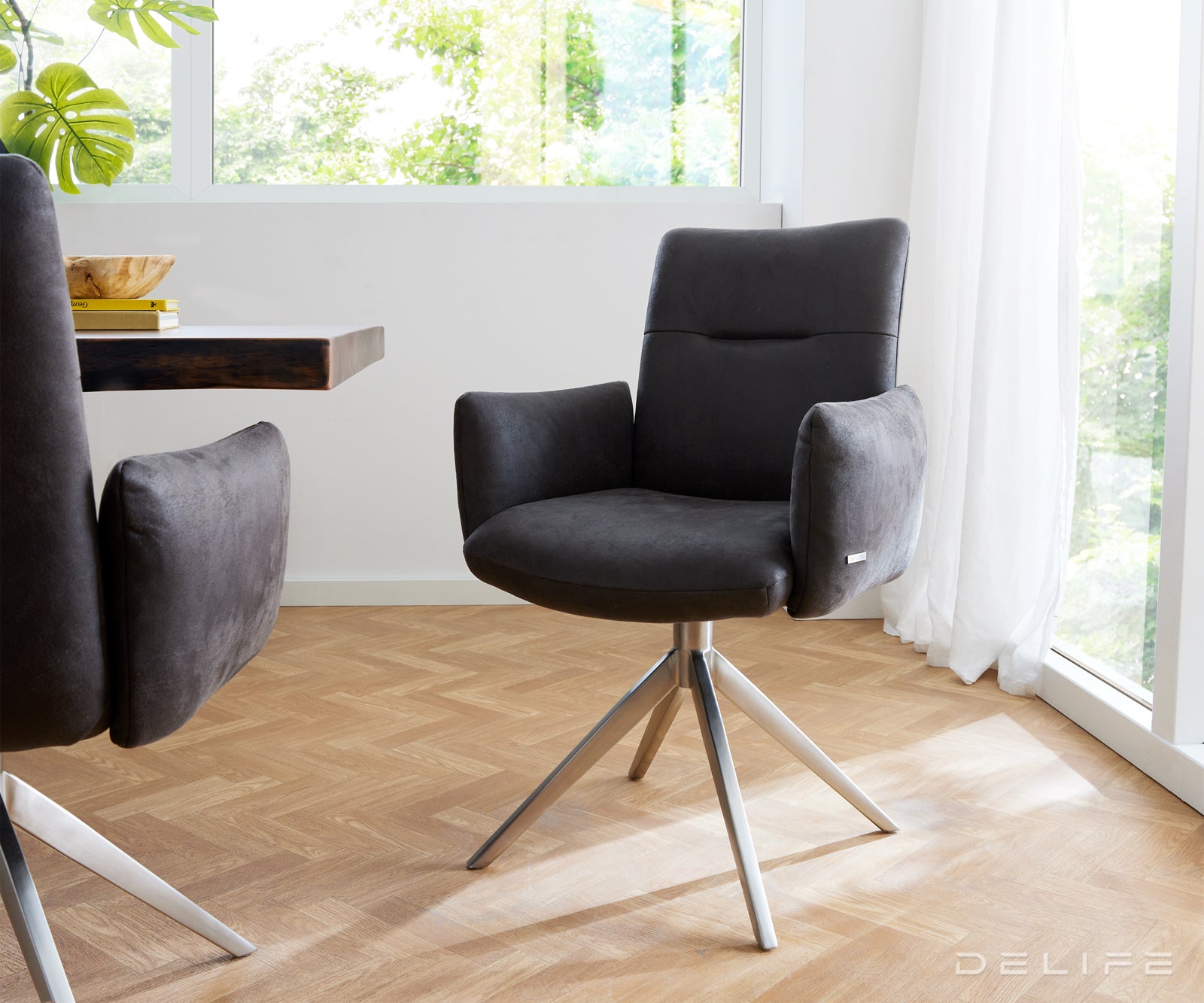 Jedilni stol Jova, Material: mikrofibra