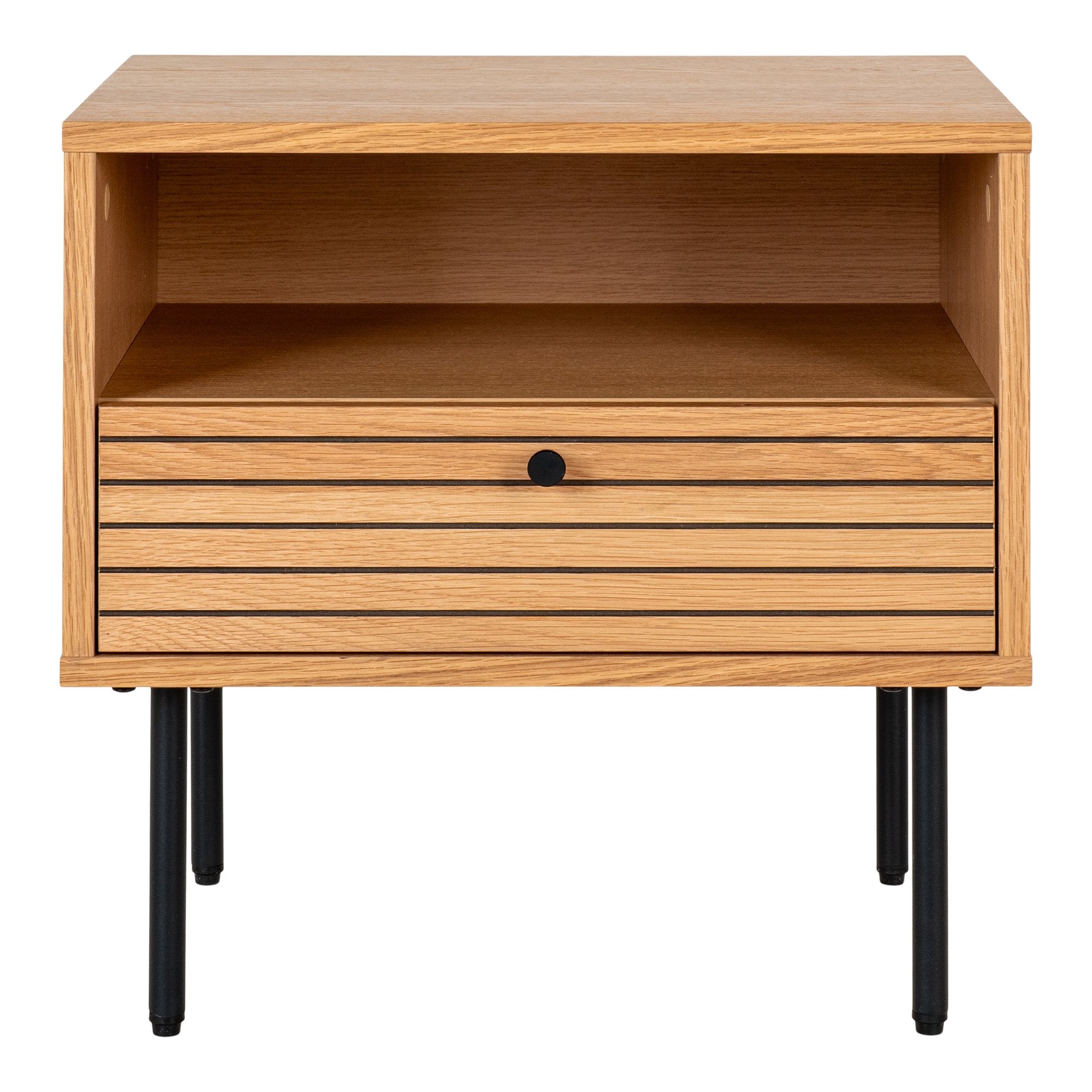 Stranska mizica Kyoto, Material: Hrastov furnir