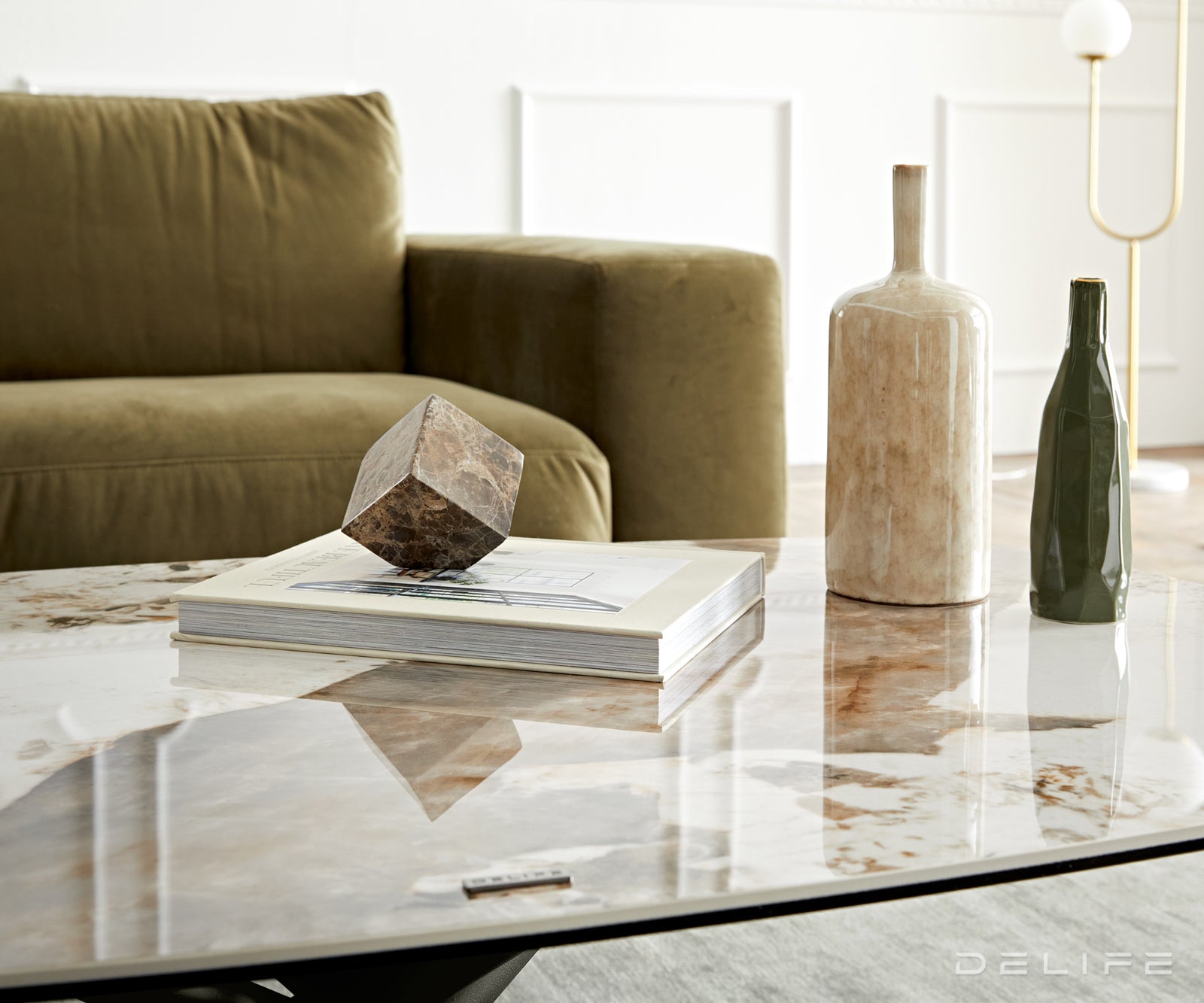 Klubska mizica Sarita 120x70cm, Material: Keramika