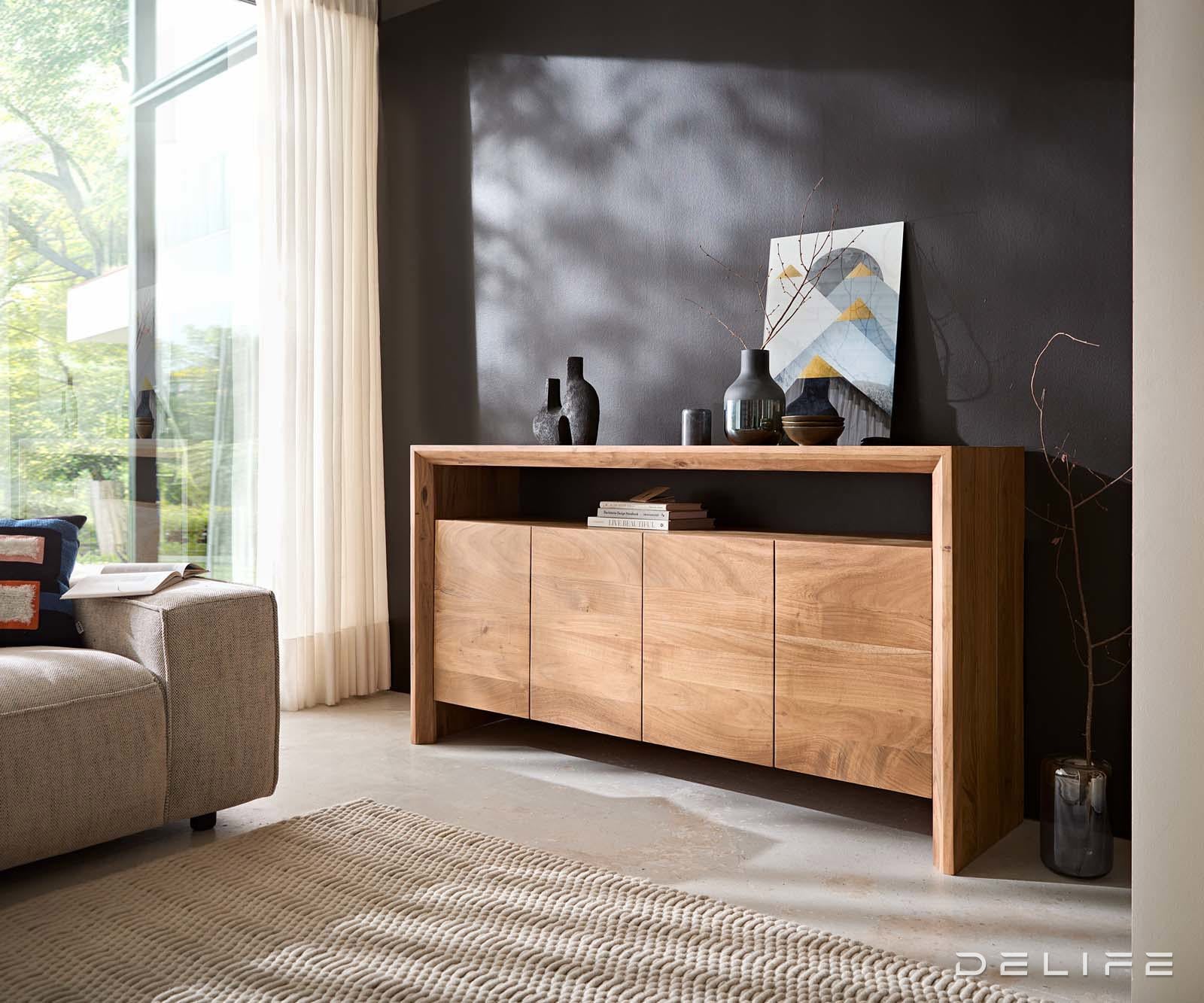 Predalnik Assuan 173x46cm, Material: Akacija