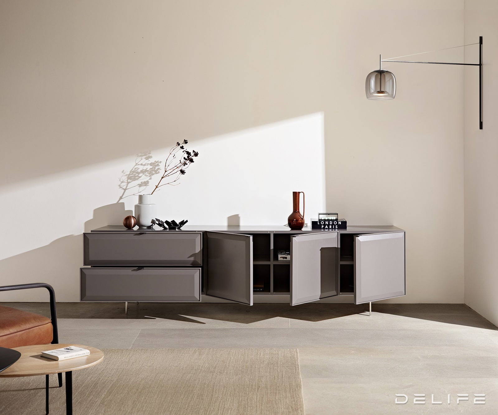 TV omarica Marellia 220 cm, Material: MDF