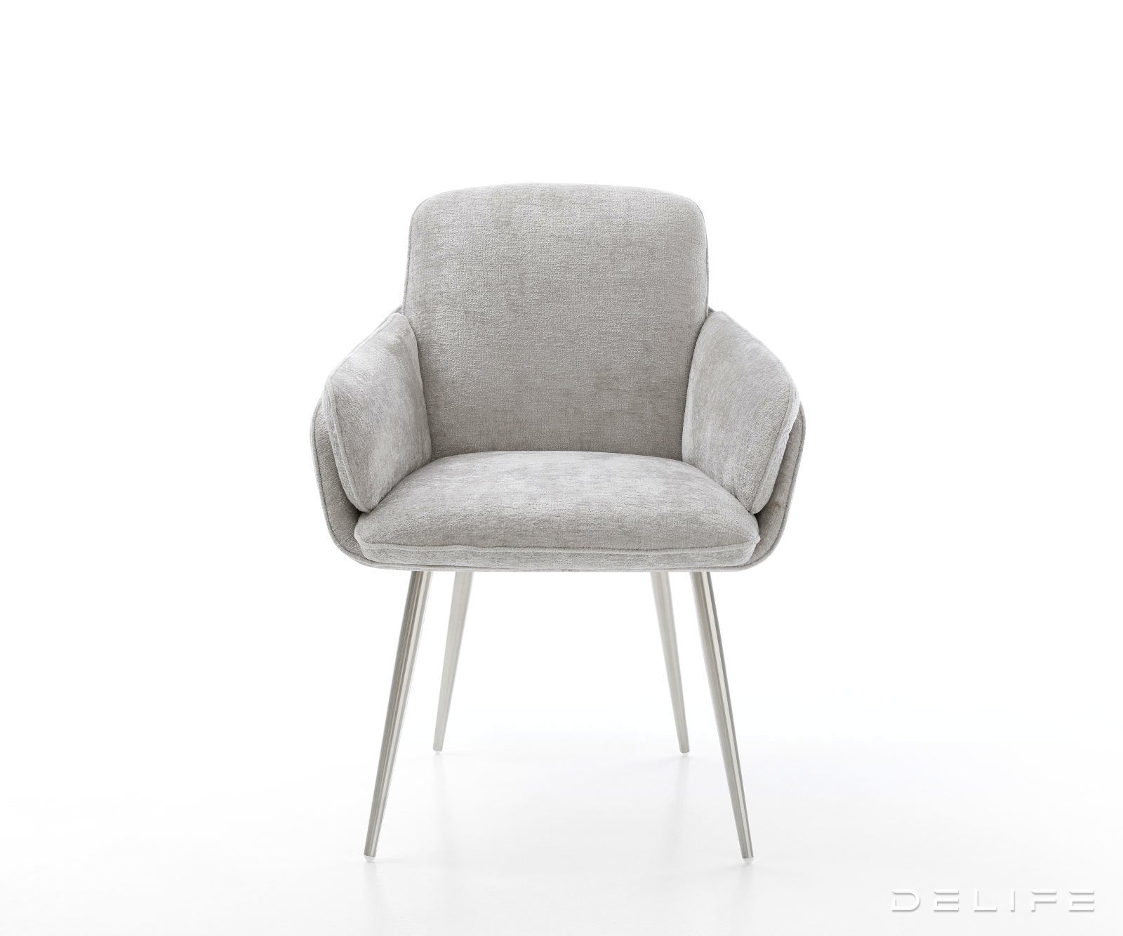 Jedilniški stol Luan, material: chenille