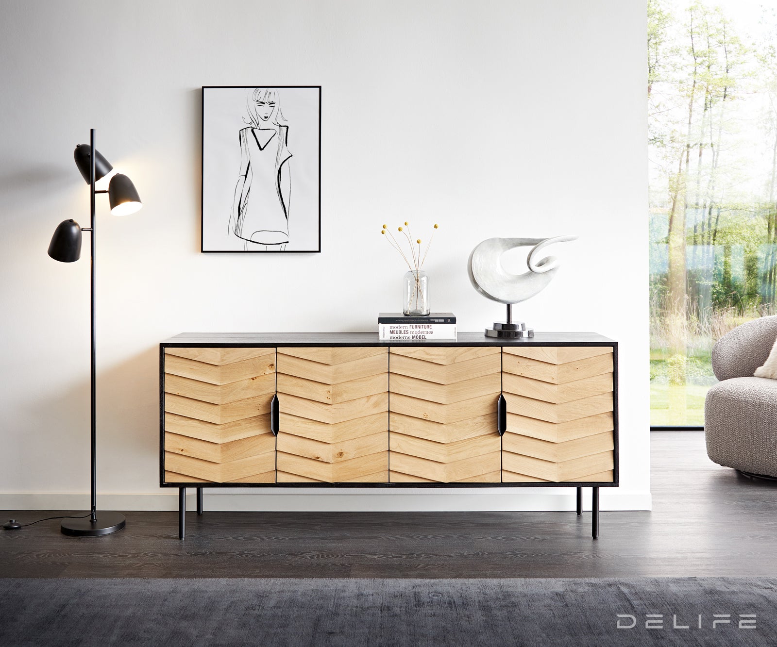 Komoda Muvi, 175x40 cm