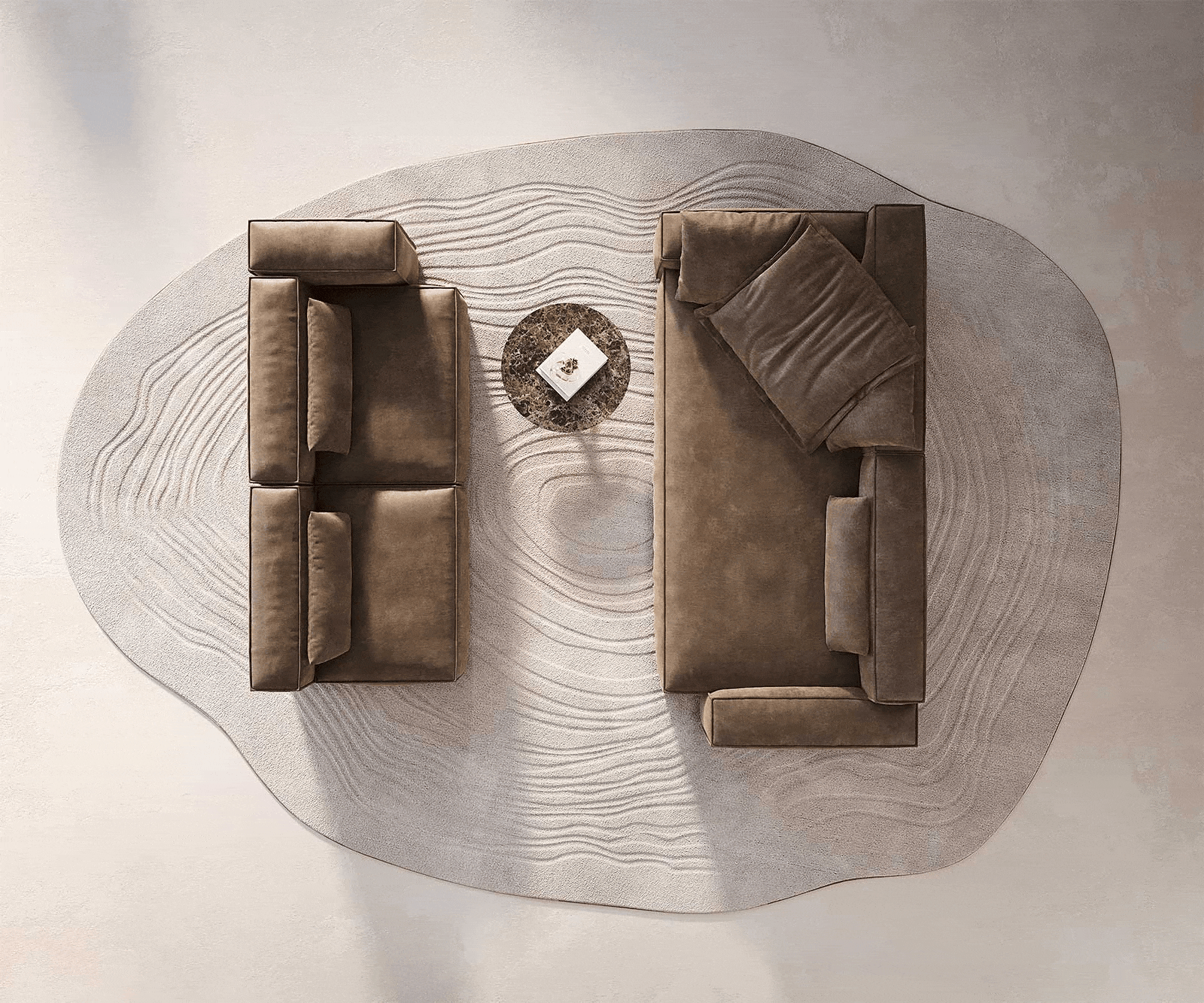 Modularna sedežna garnitura Freestyle 360x290 cm, Material: Mikrofibra