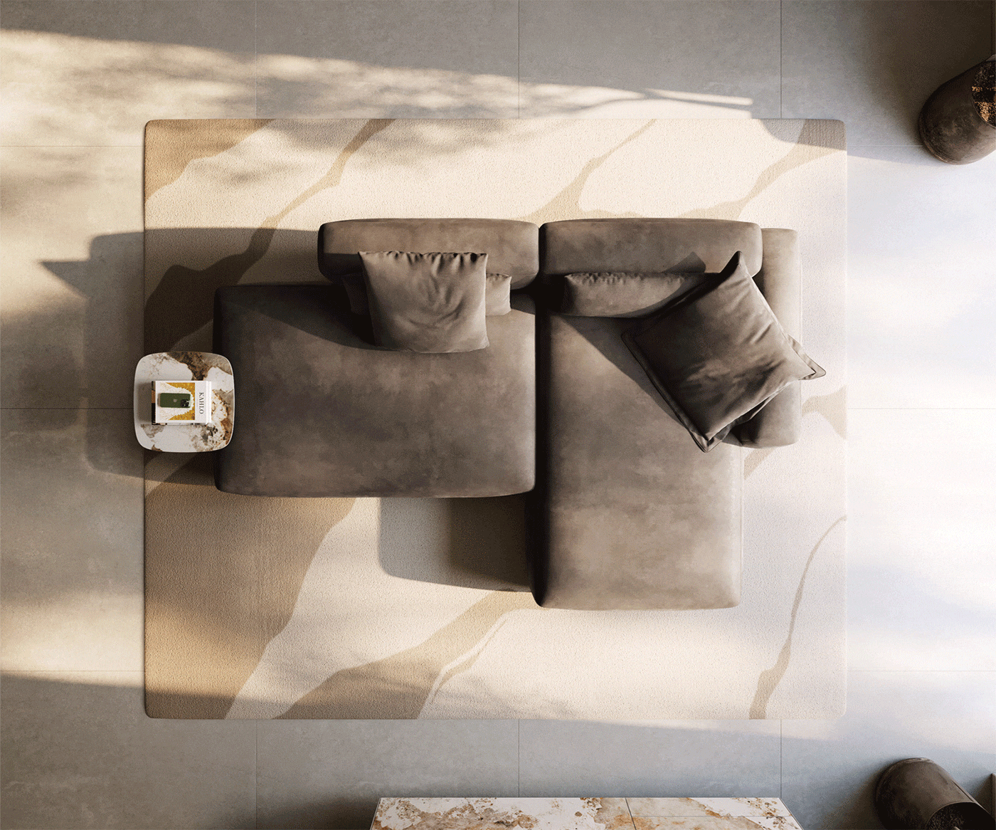 Modularna sedežna garnitura Freestyle 310x200cm, Material: Mikrofibra