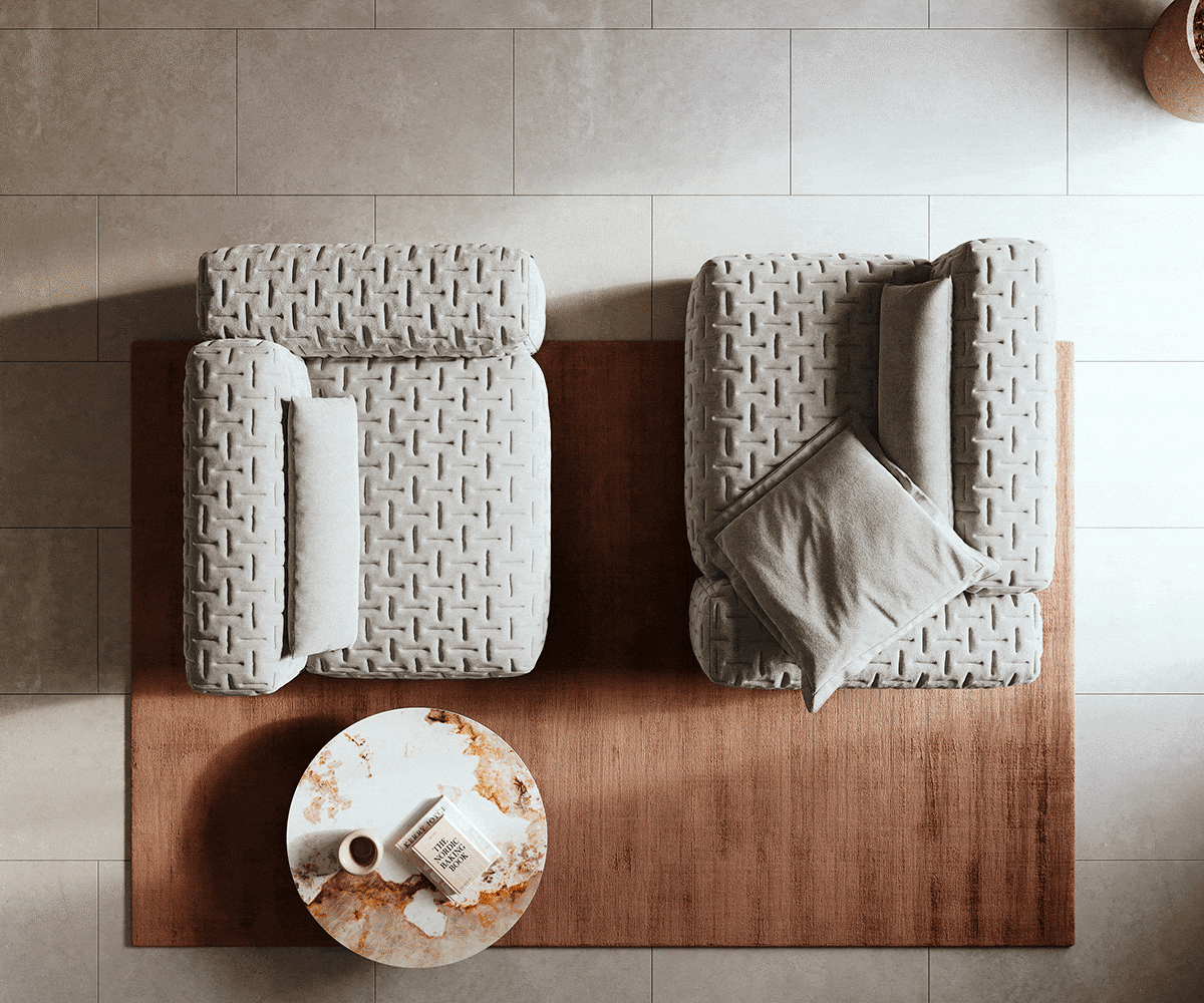 Modularna sedežna garnitura Freestyle 280x110cm, Material: Strukturirana tkanina