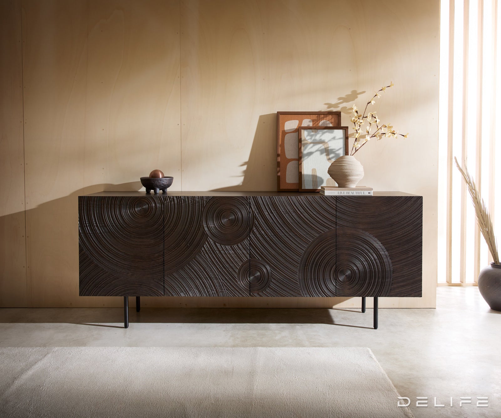 Komoda Ashara 200x48cm, Material: Jasen