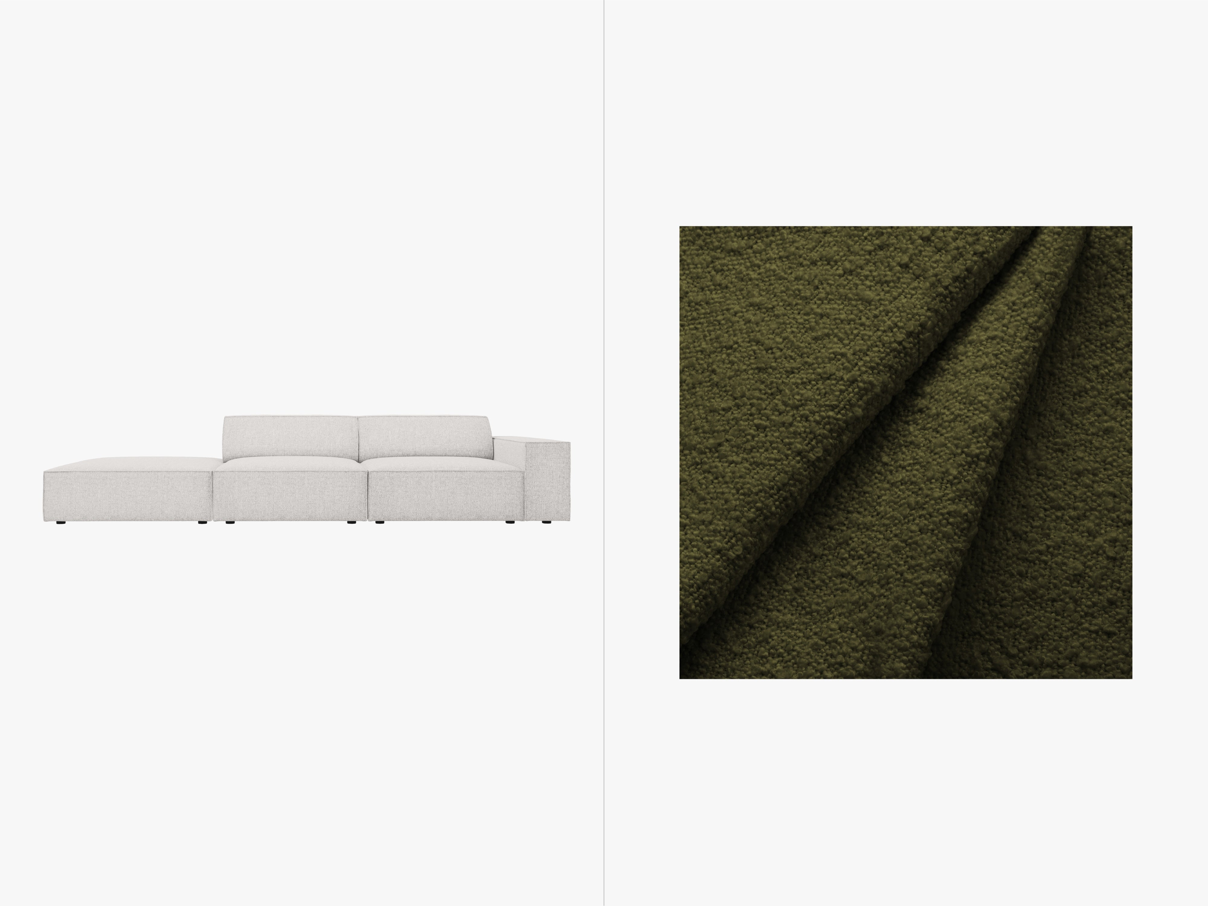 Sofa Jodie 262x99cm, Material: Bouclé