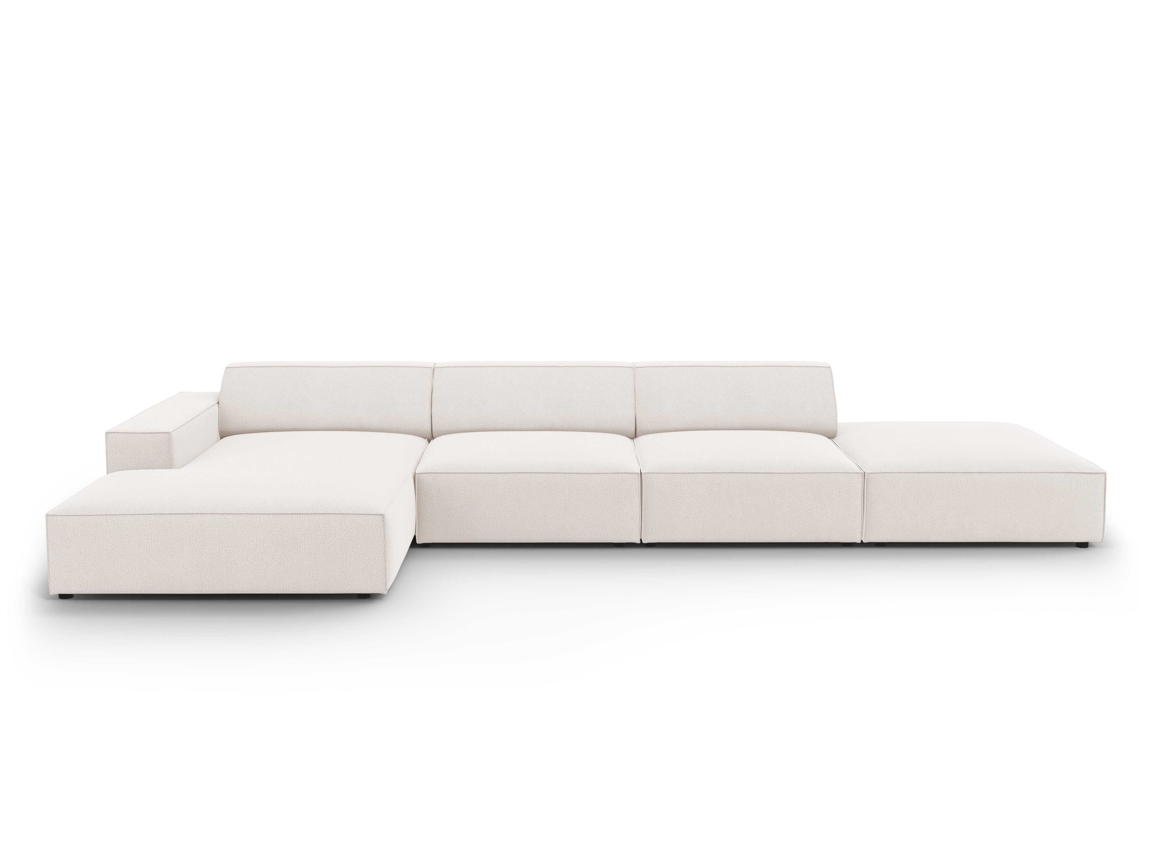 Kotna garnitura Jodie 341x162 cm, material: strukturirana tkanina