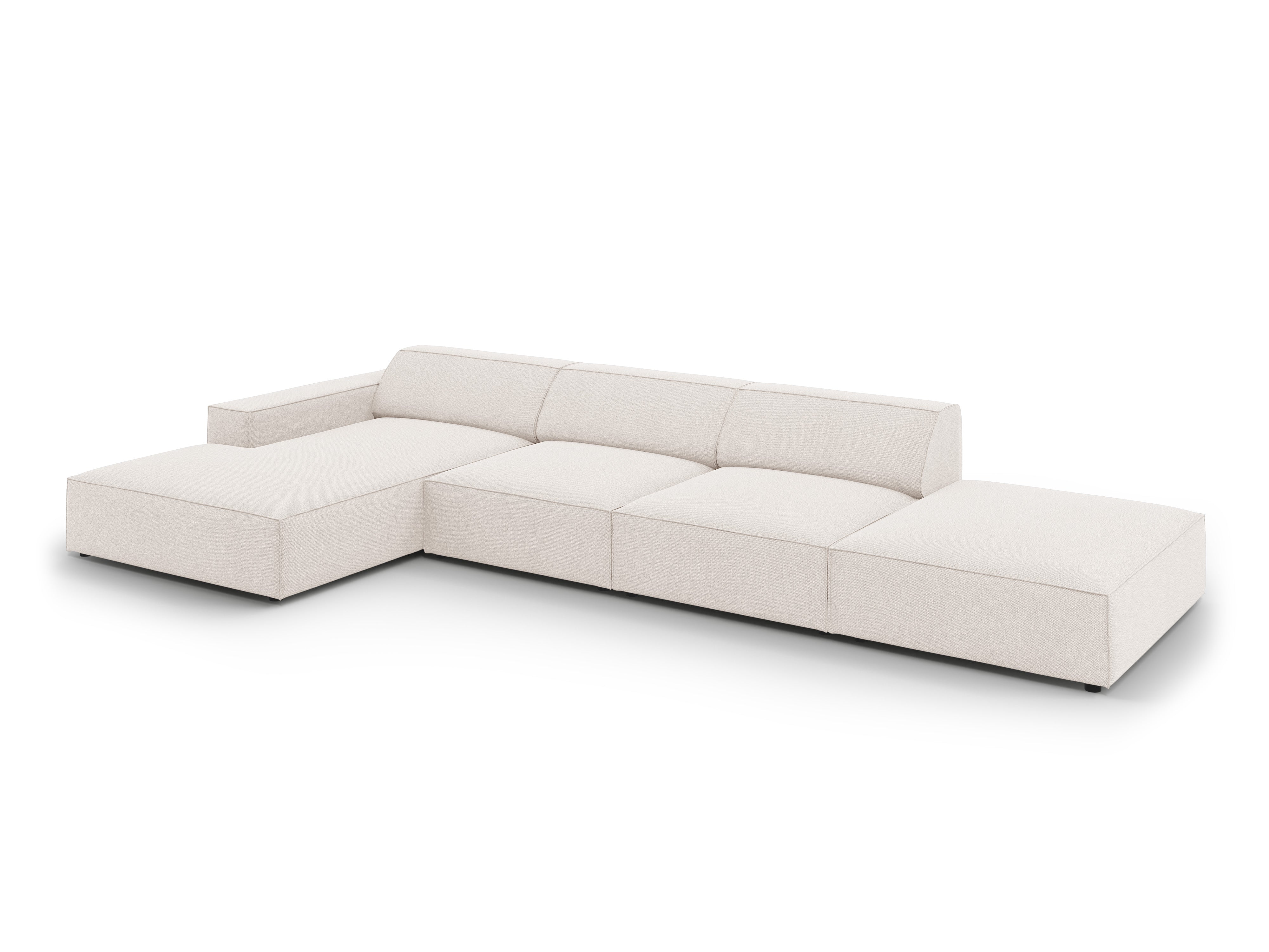 Kotna garnitura Jodie 341x162 cm, material: strukturirana tkanina