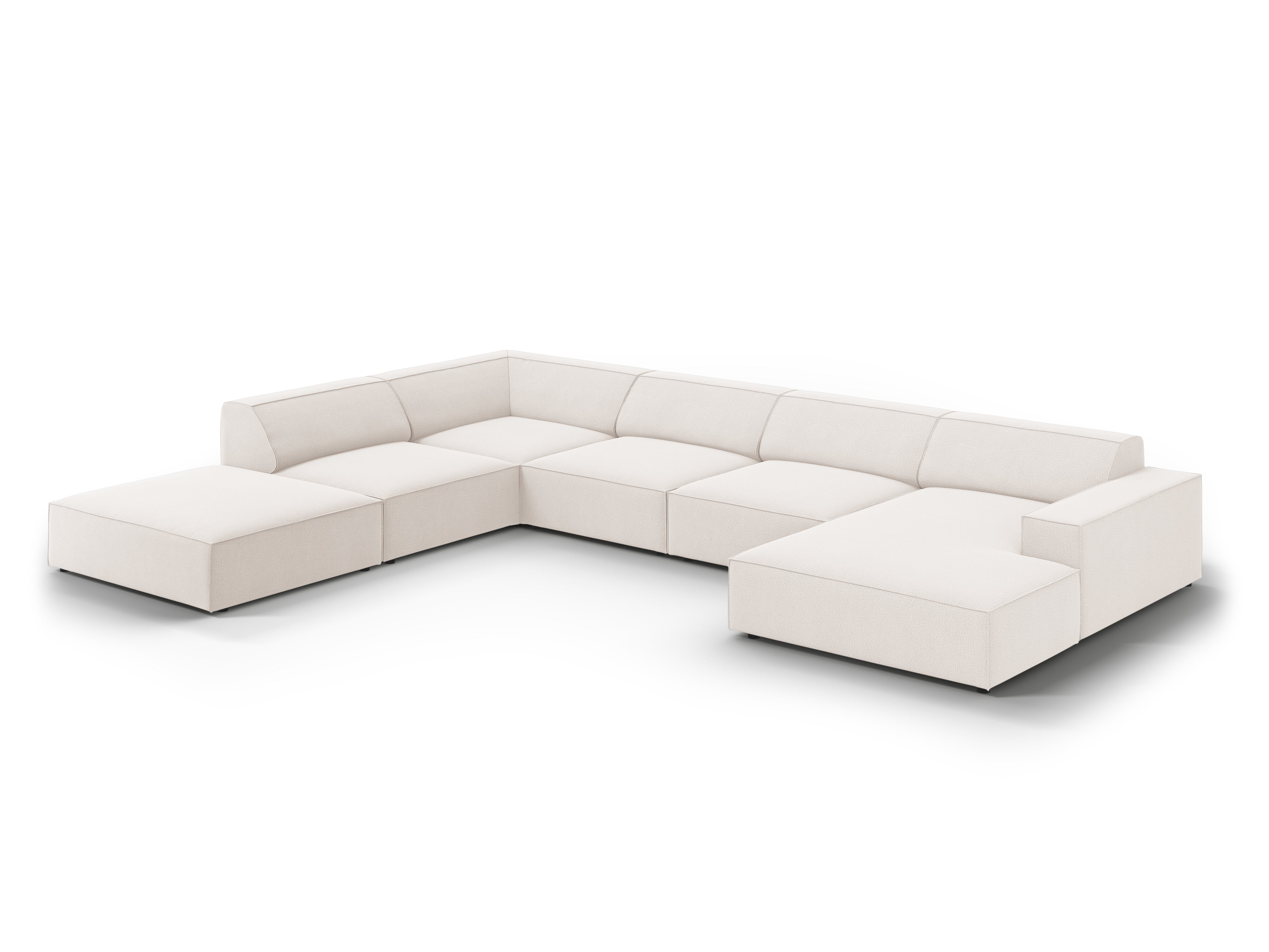 Kotna garnitura Jodie 361x258 cm, material: strukturirana tkanina