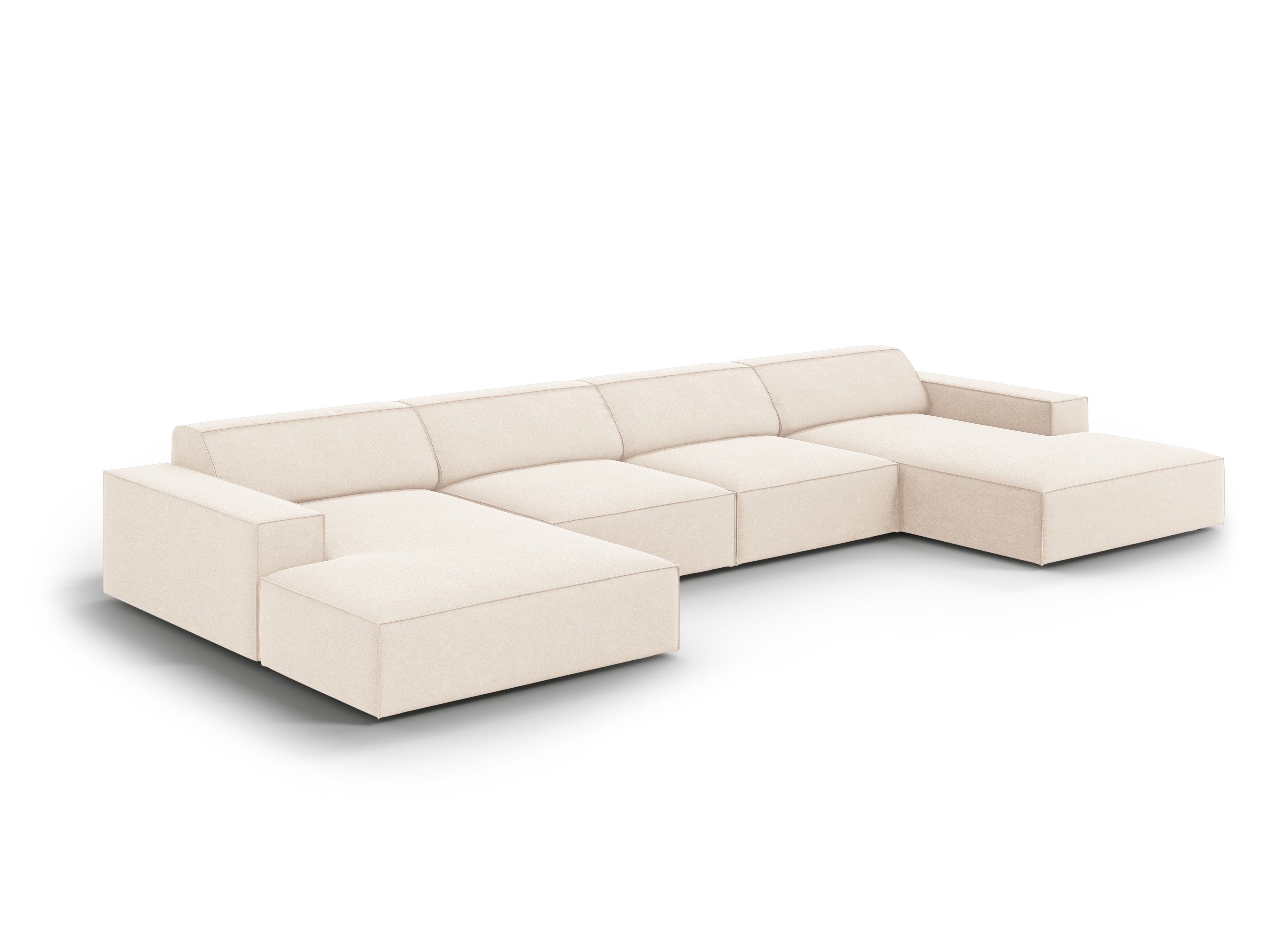 Kotna garnitura Jodie 364x162cm, Material: žamet
