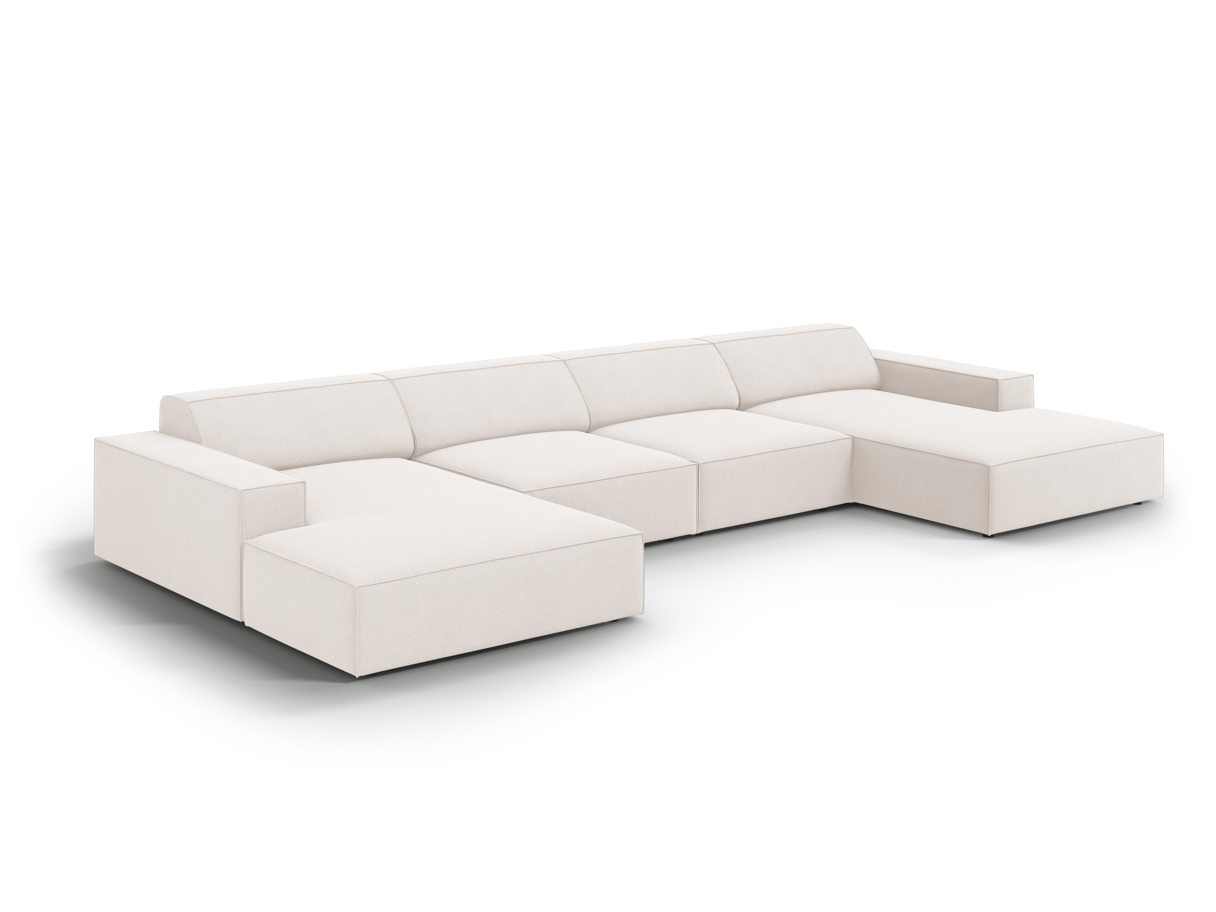 Kotna garnitura Jodie 364x162 cm, Material: strukturirana tkanina