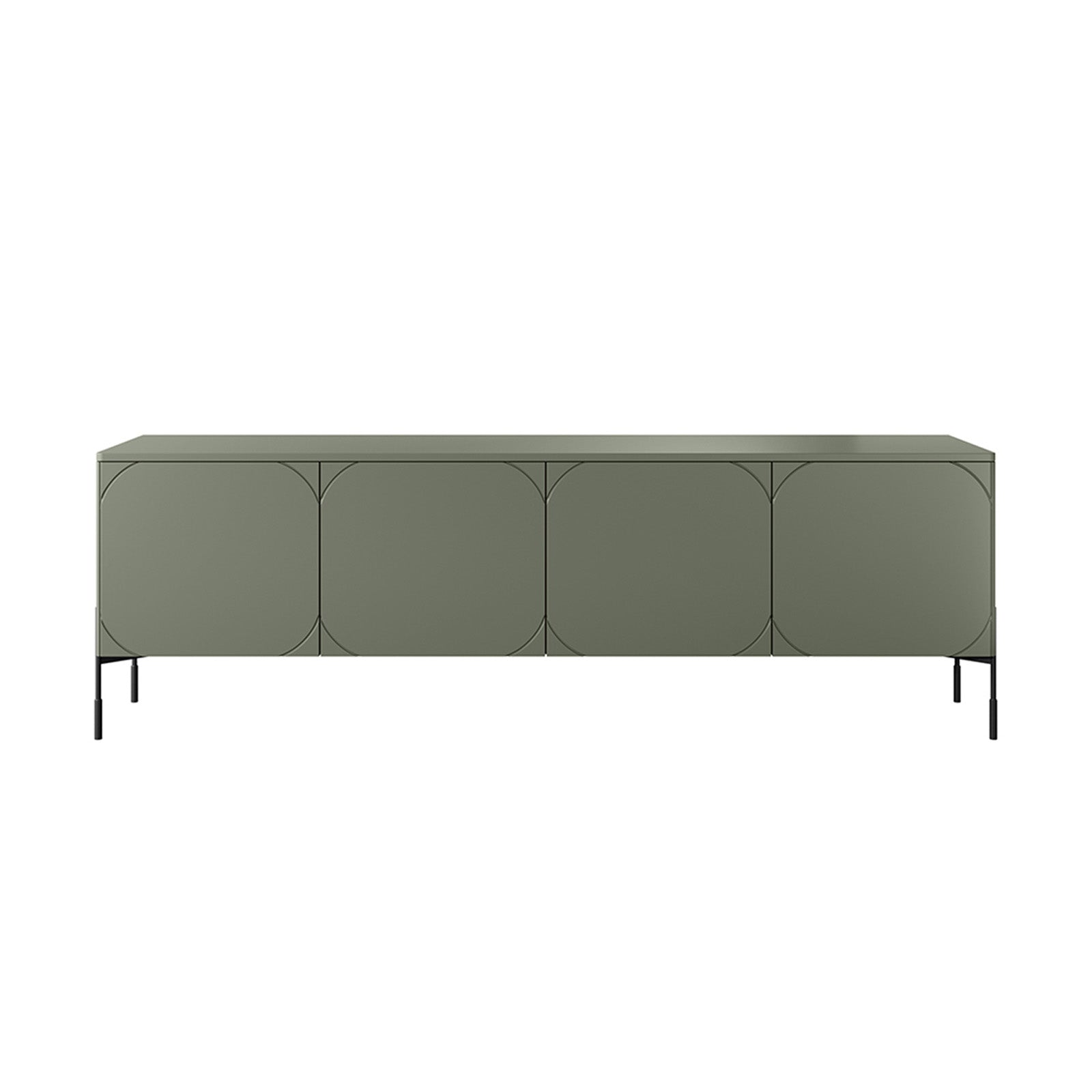 Sonatia komoda 200 cm, 4 vrata in 1 predal, Material: MDF