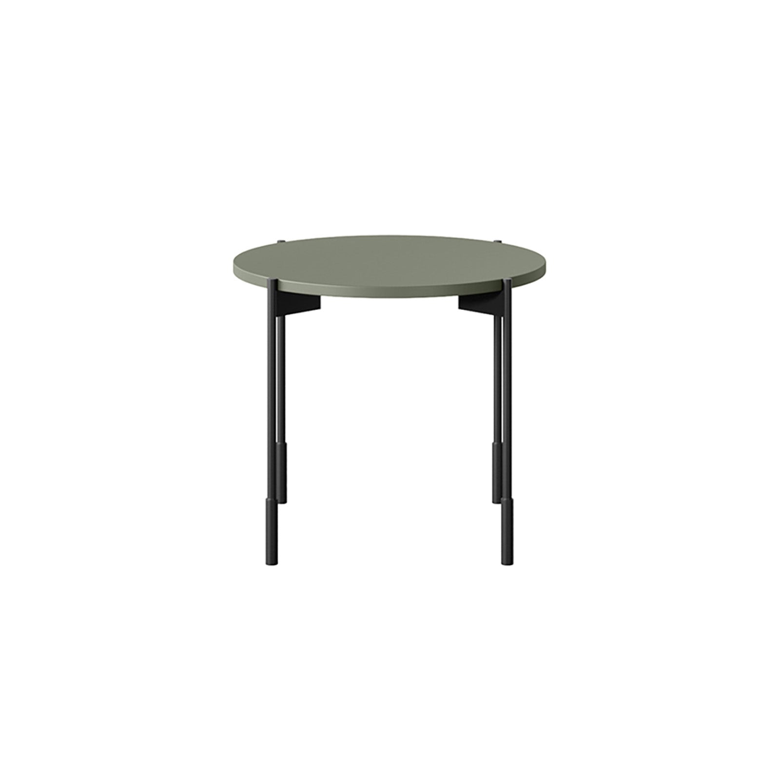 Okrogla klubska mizica Sonatia 45 cm, Material: MDF