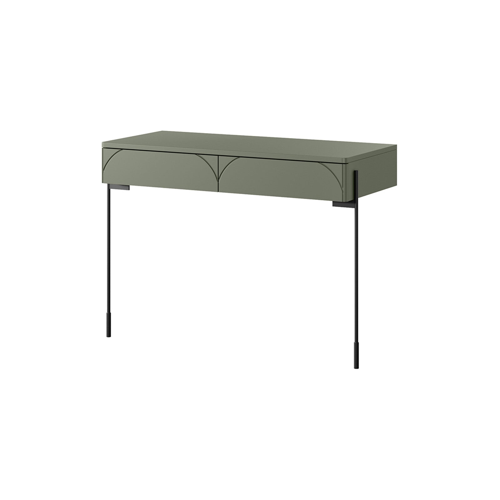 Stranska mizica Sonatia 104 cm, 2 predala, Material: MDF