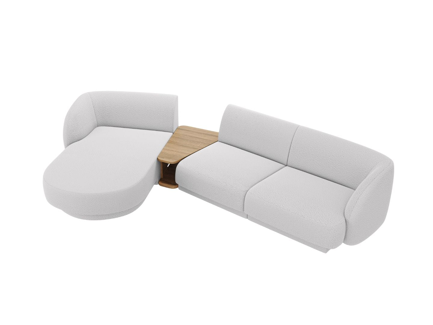 Kotna sedežna garnitura Miley 300x145cm, Material: Žamet