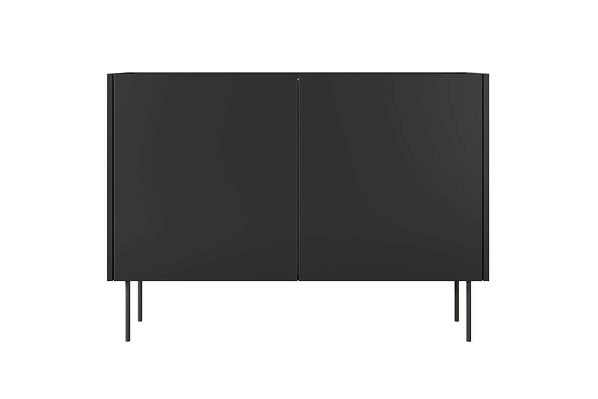 Dizajnerska komoda 120 cm, 2 vrata in 2 predala, Material: MDF