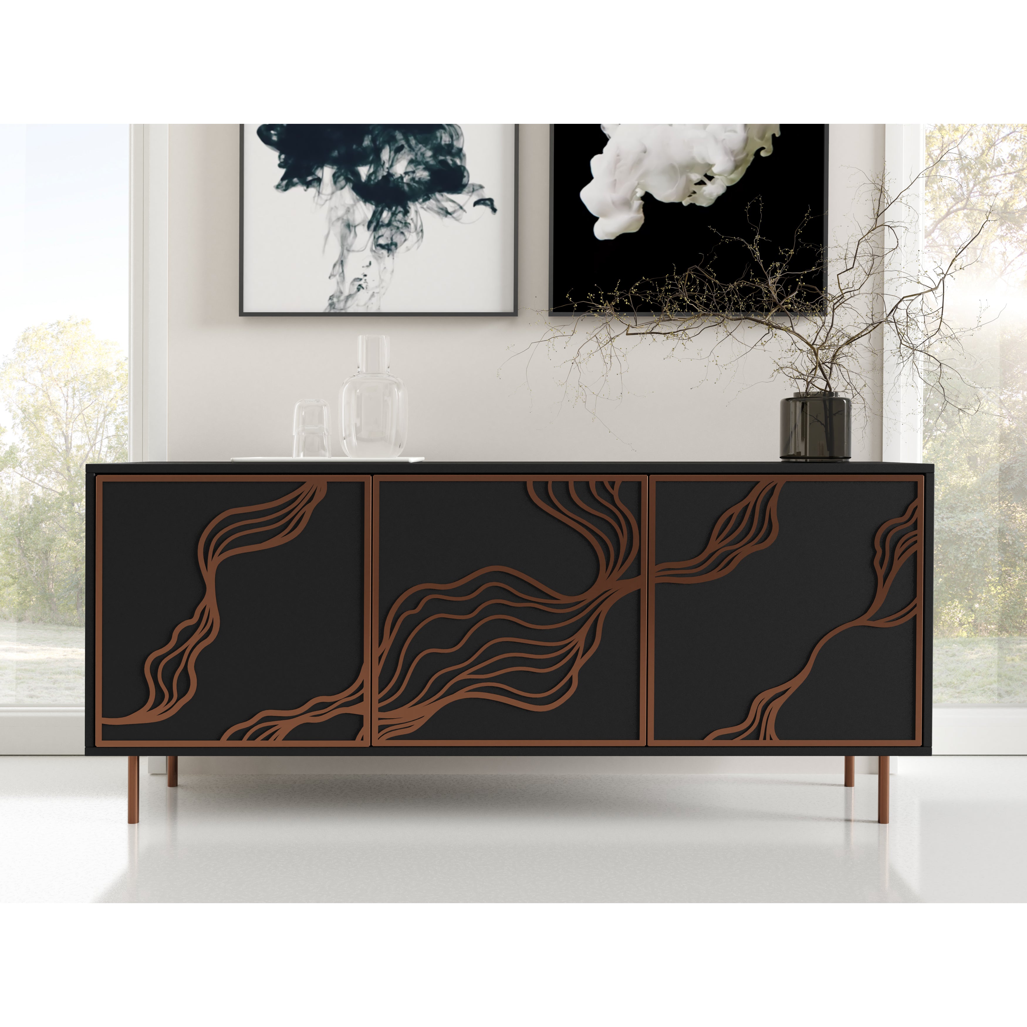 Predalnik Maris 164,5x42cm, Material: Laminirana plošča