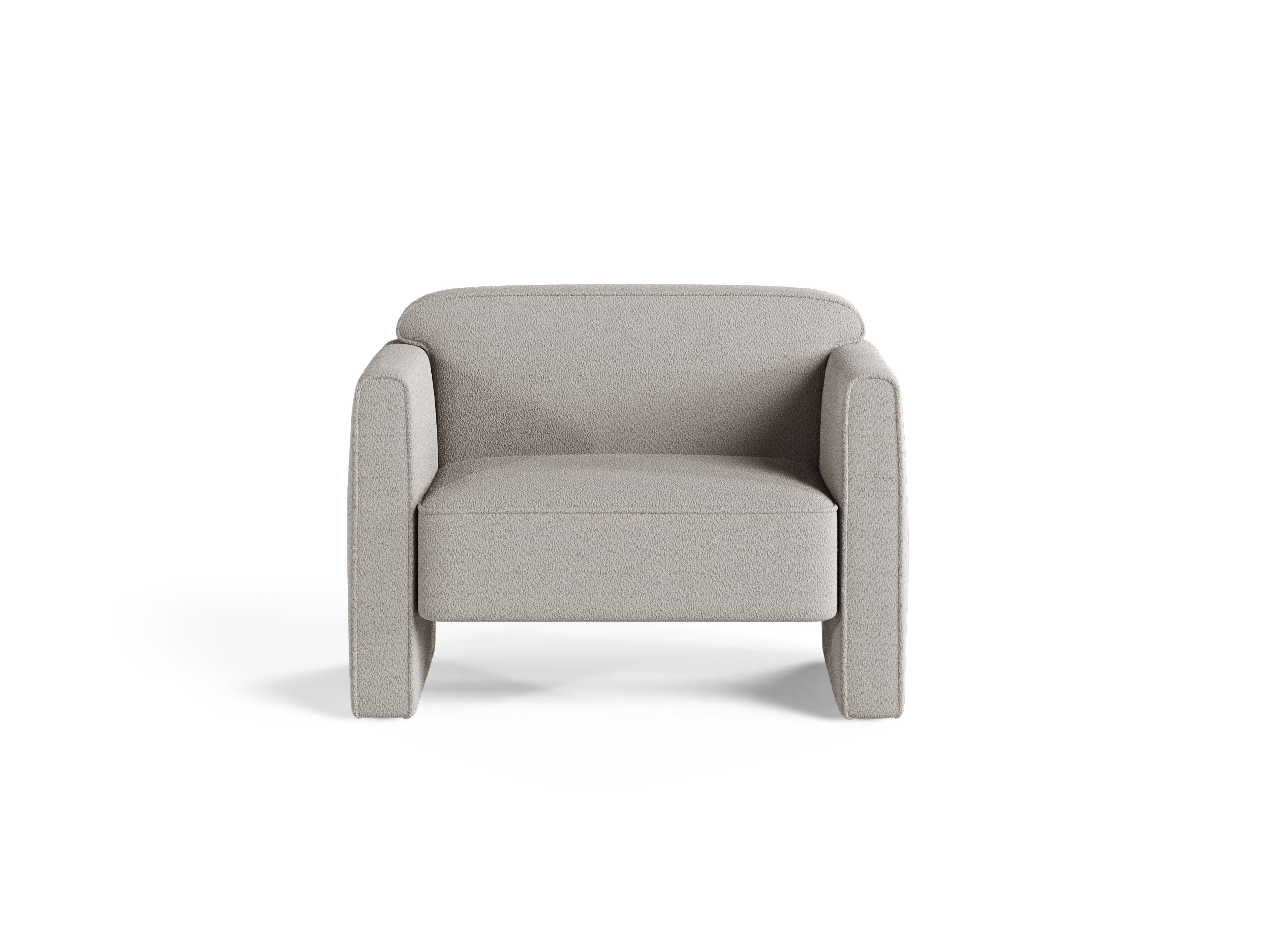 Fotelja Abby, 90x80cm, Bouclé