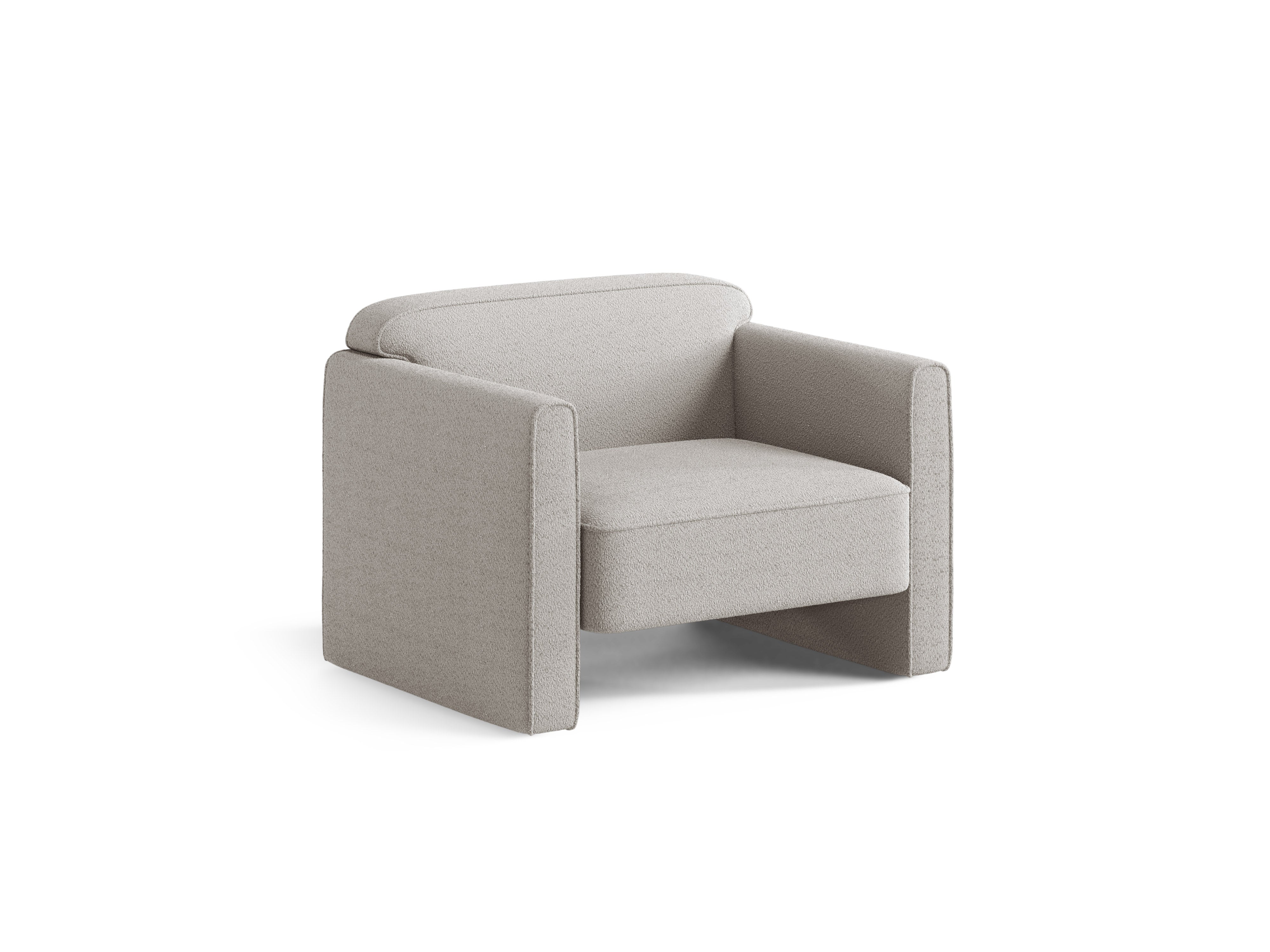 Fotelja Abby, 90x80cm, Bouclé