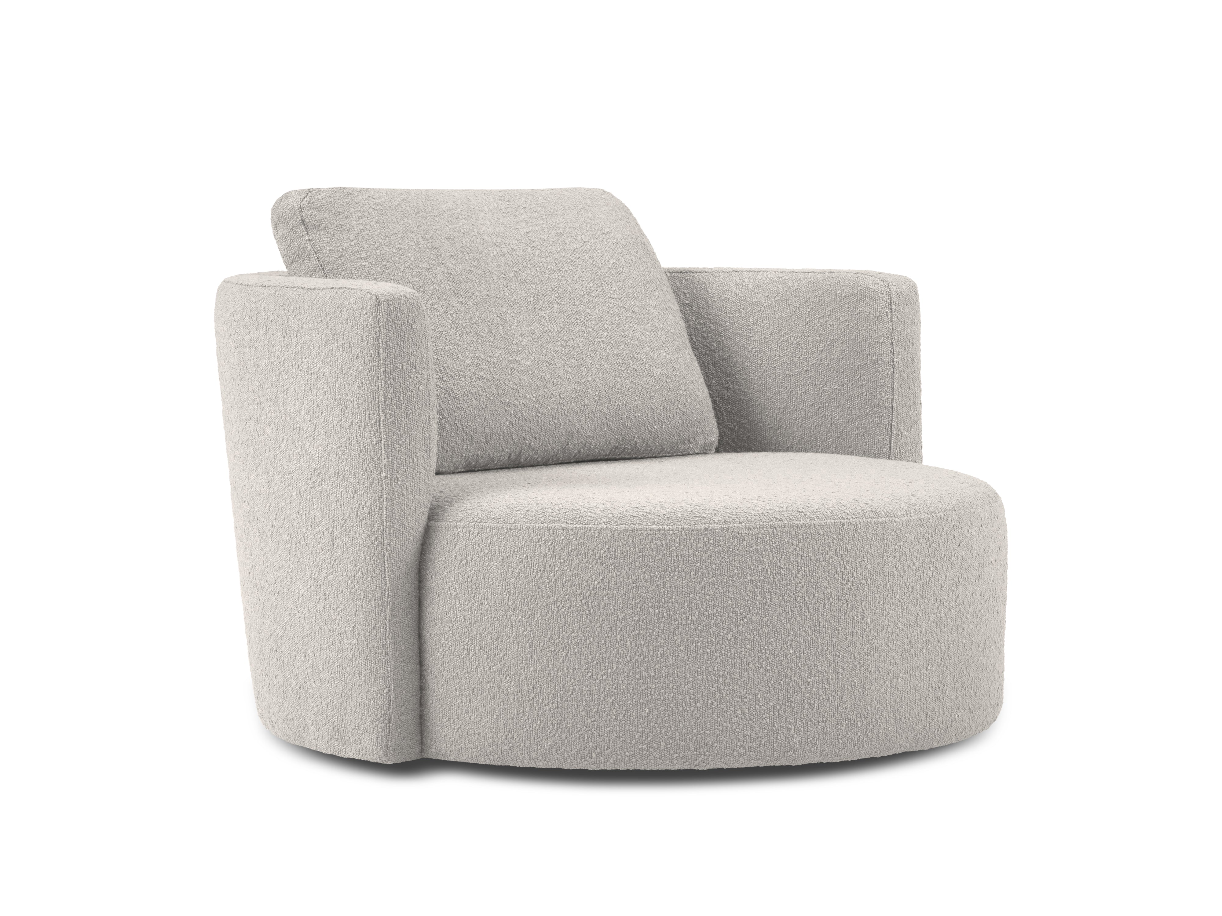 Fotelj Bliss 112x112cm, Material: Bukle