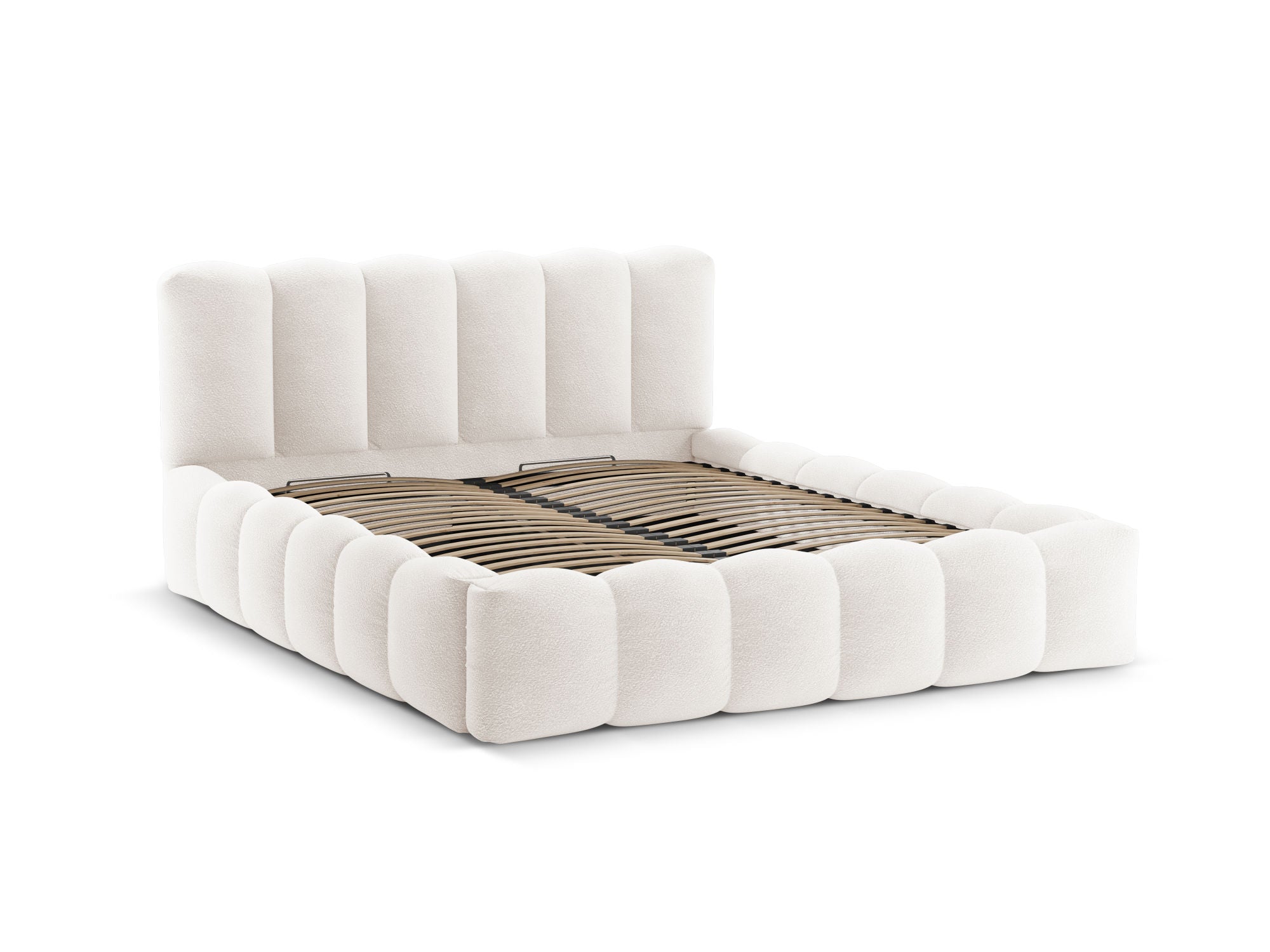 Lupin postelja, Material: Bouclé