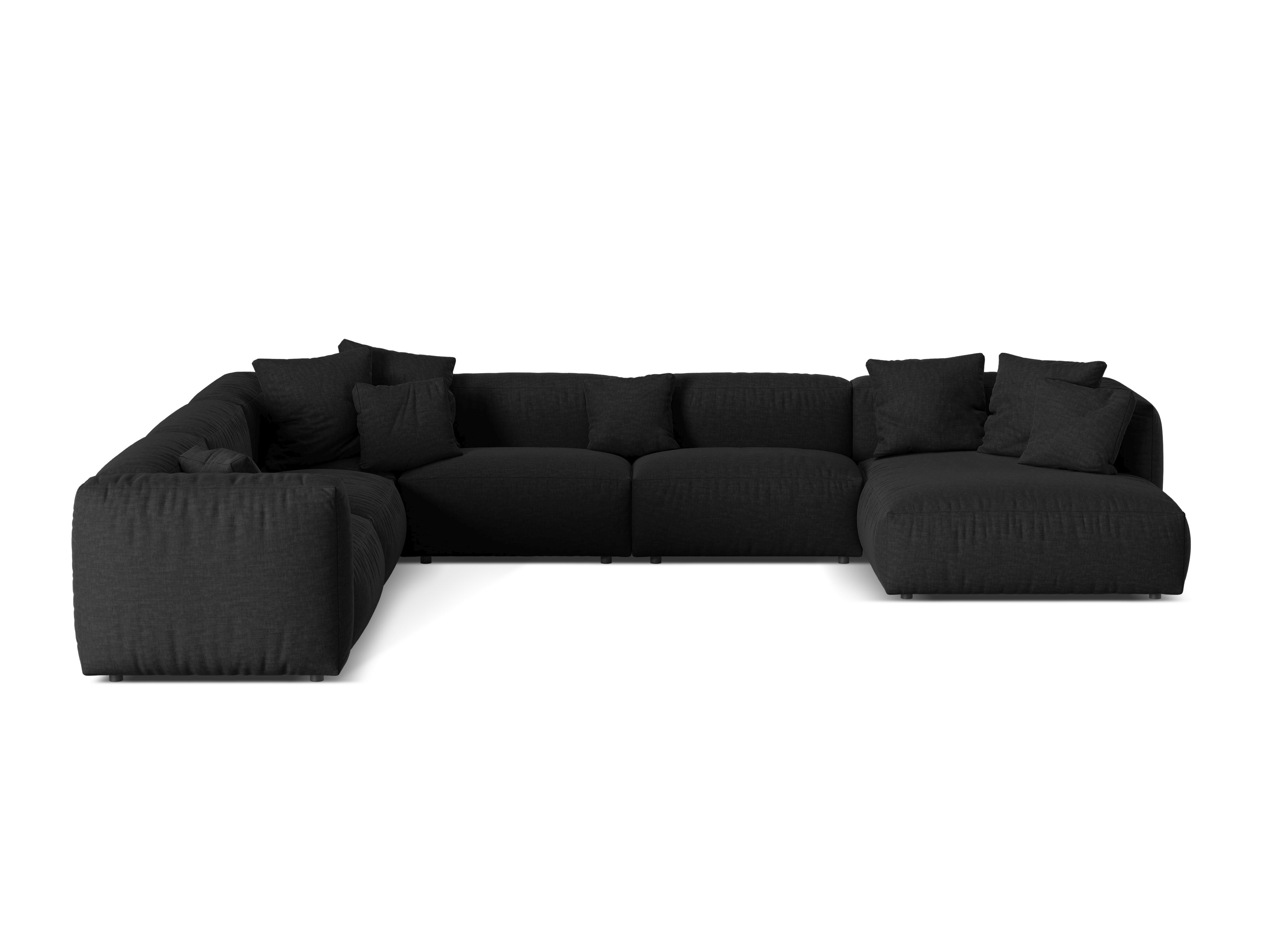 Kotna garnitura Martina, 404x312cm, Material: Strukturirana tkanina