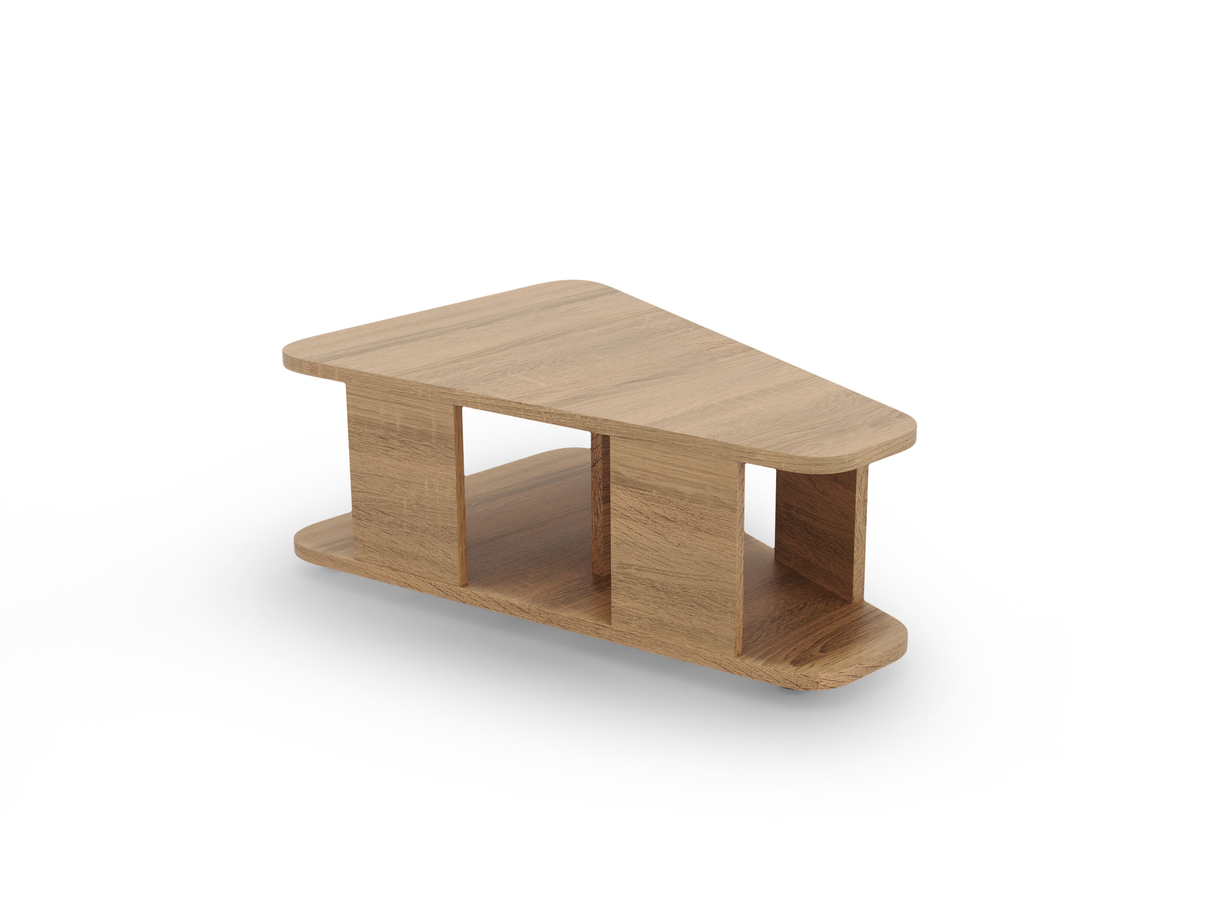 Klubska mizica Miley 88x53cm, Material: Les