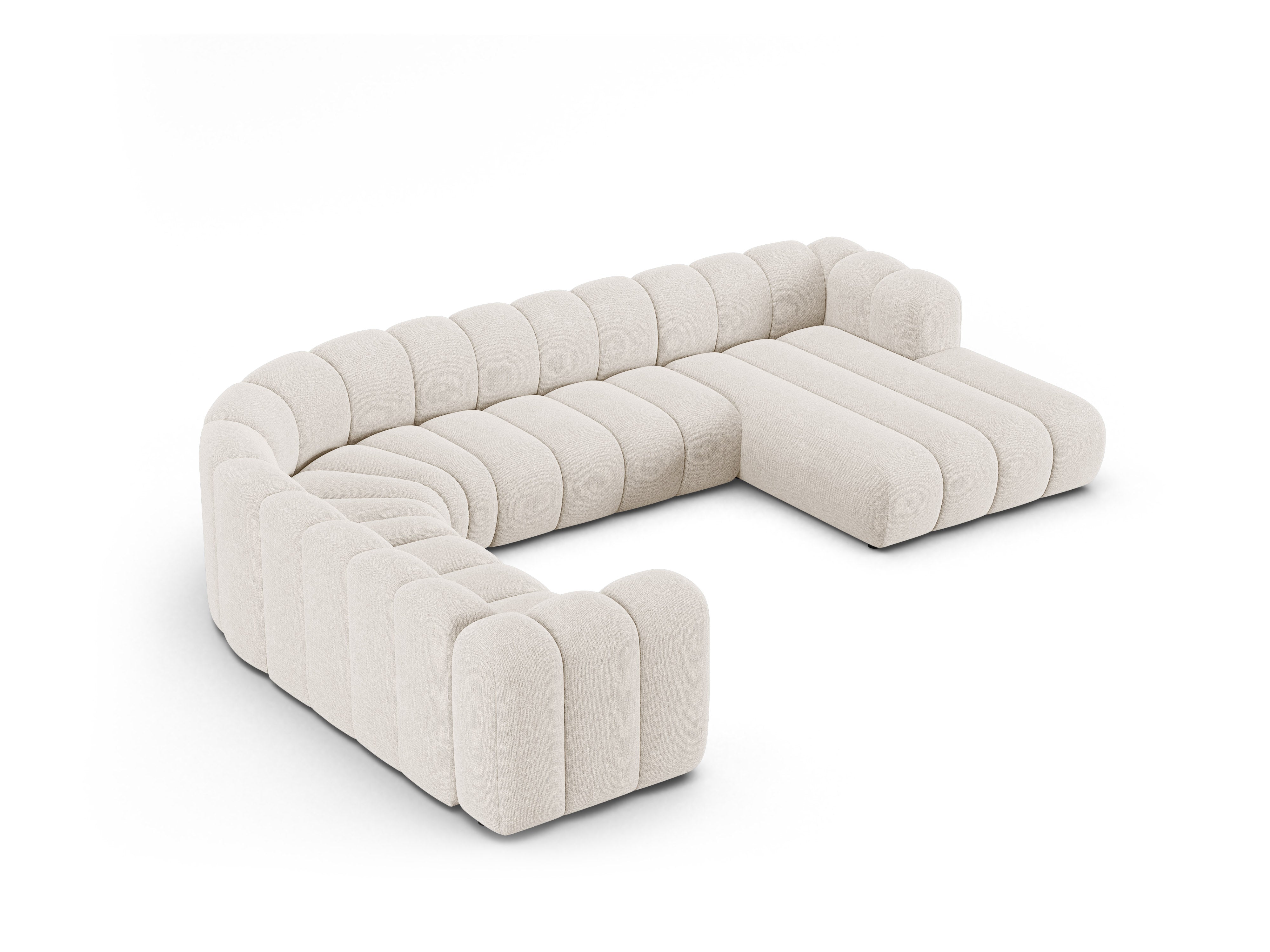 Kotna garnitura Lupine 370x280cm, Material: Chenille Eden