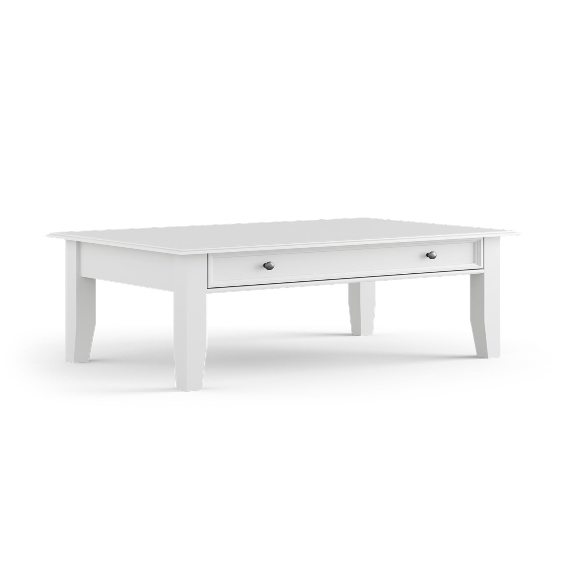 Klubska mizica Belluno 122x70 cm, material: masivna borovina