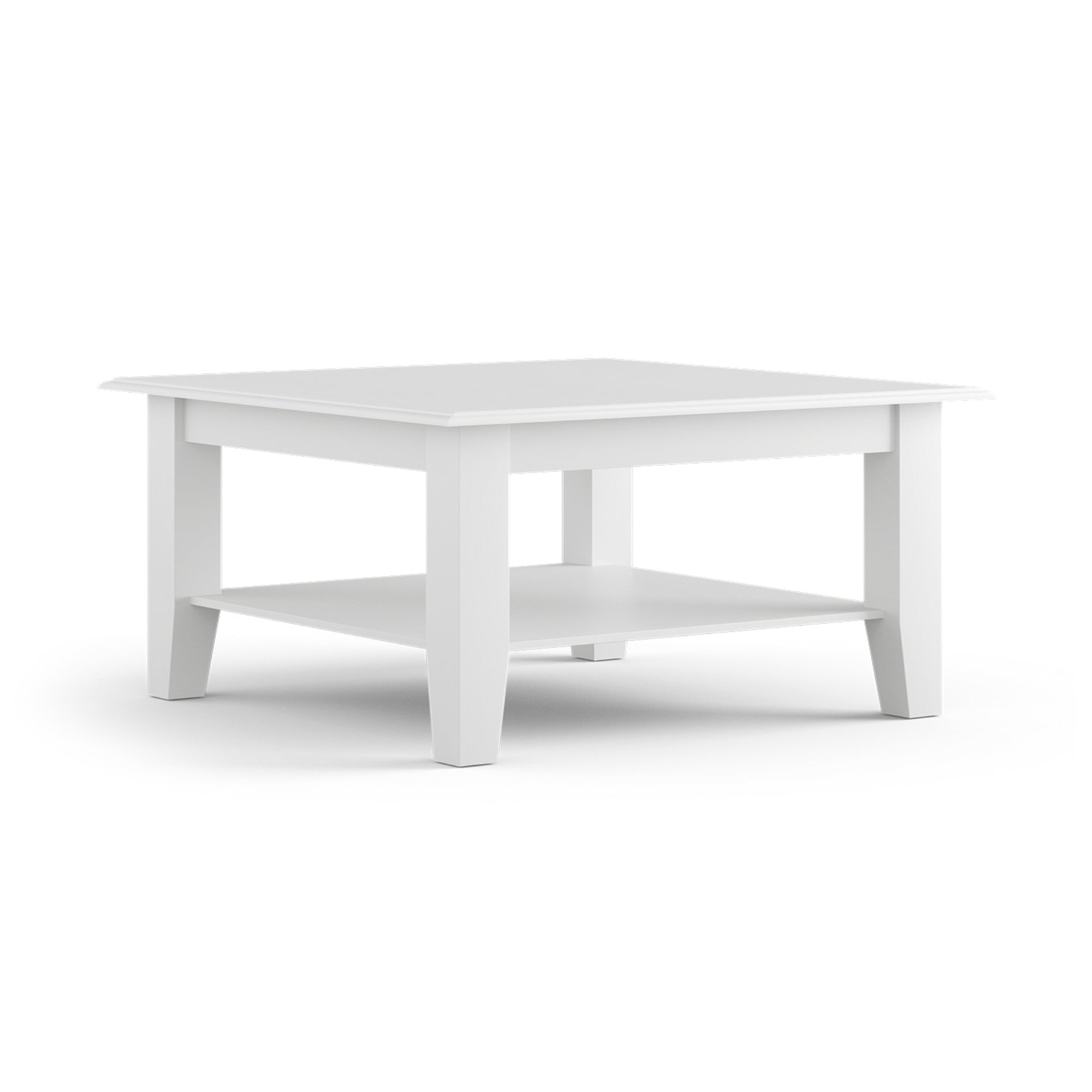Klubska mizica Belluno 70x70 cm, material: masivna borovina