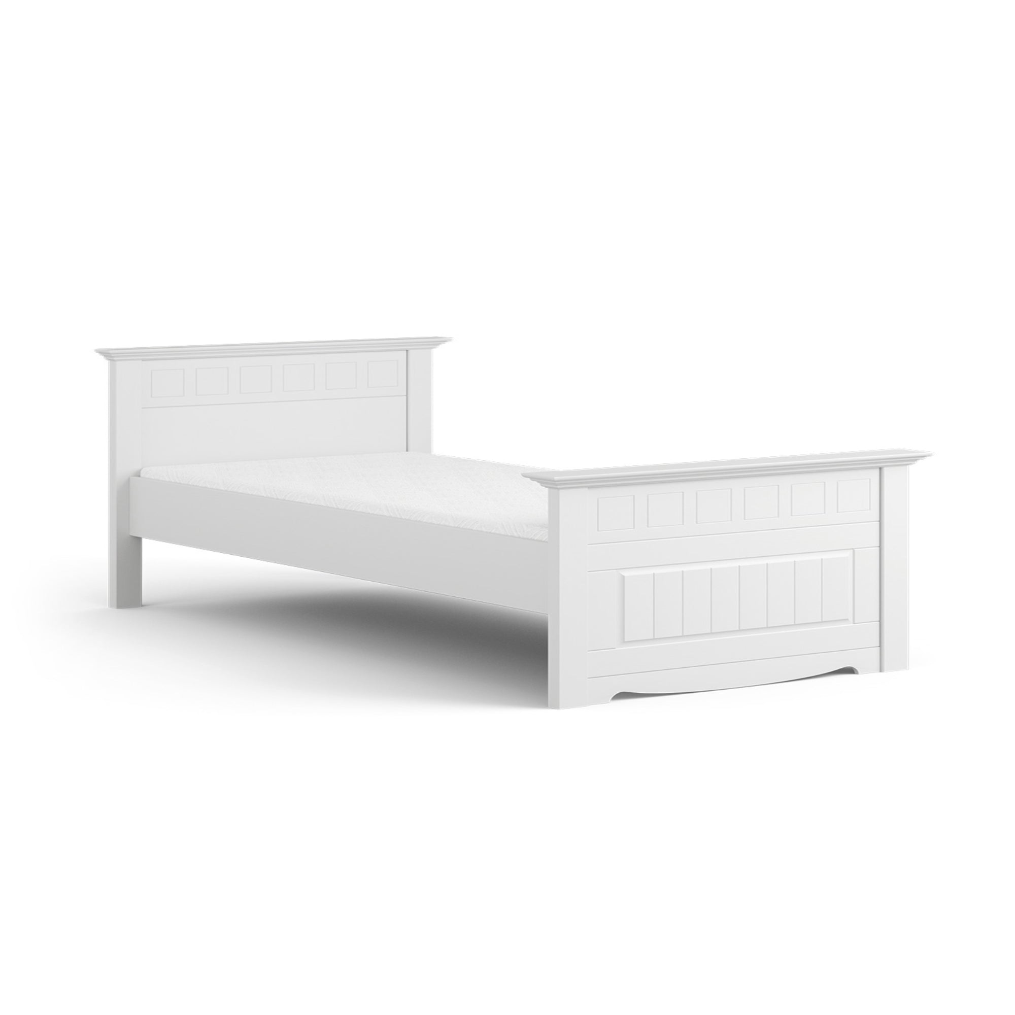 Postelja Belluno, material: masivna borovina