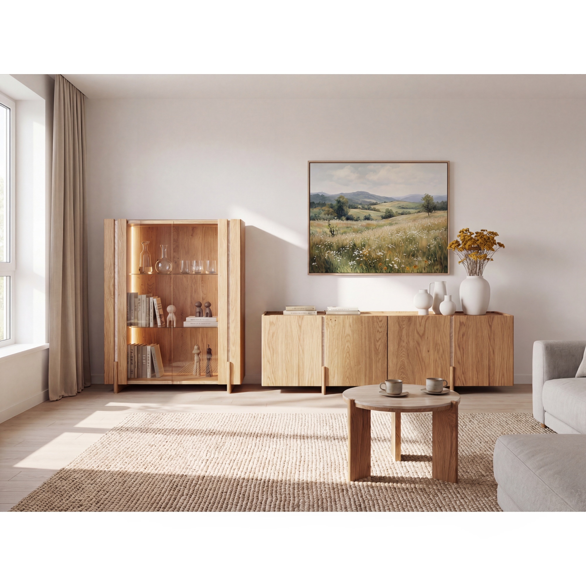 TV komoda Tivoli 180x46 cm, material: možnost izbire