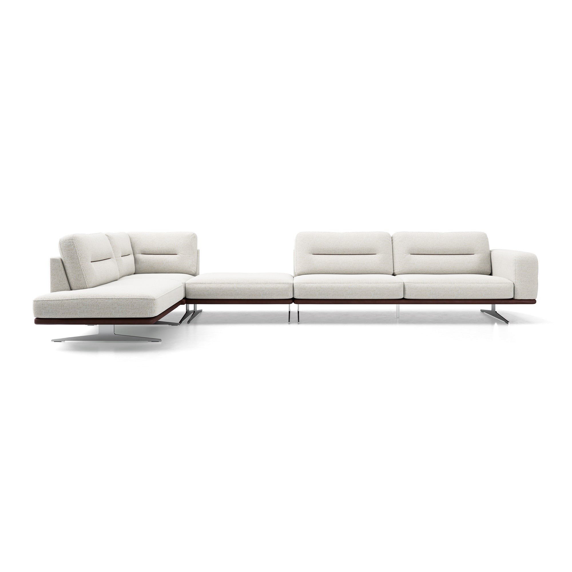 Kotna garnitura Bologna 415x207 cm, Material: Možnost izbire