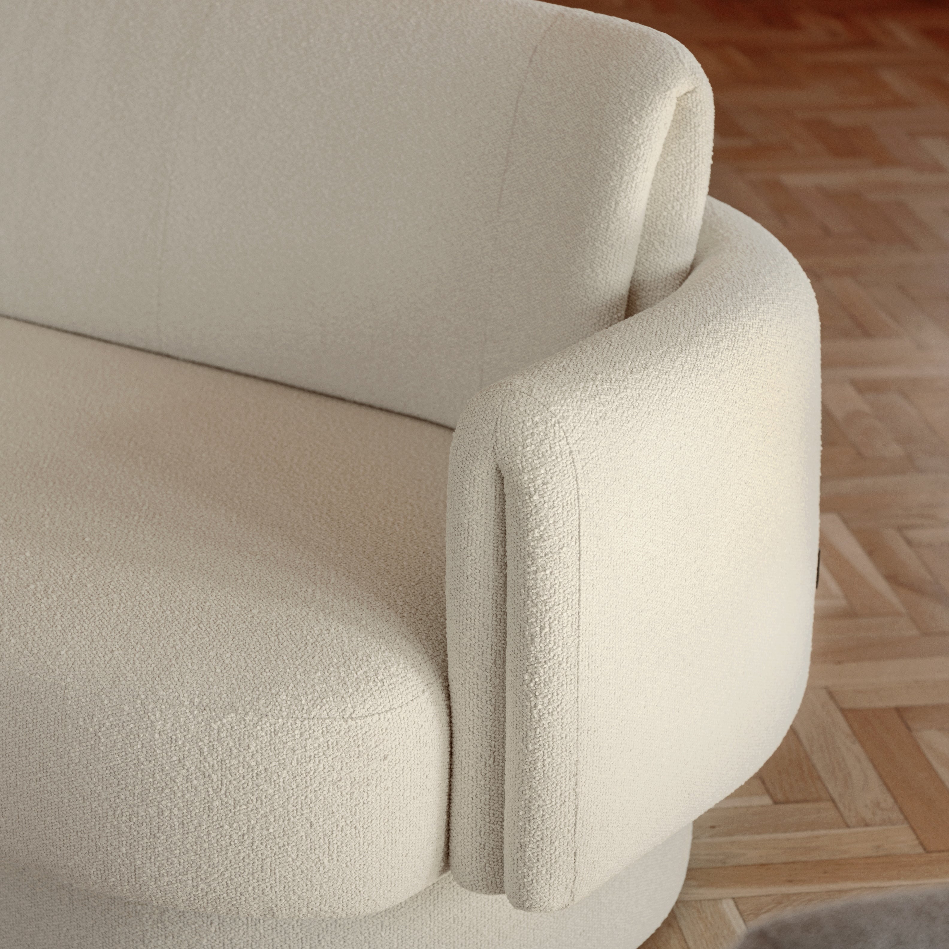 Kavč Bofii, Material: Izbira materiala