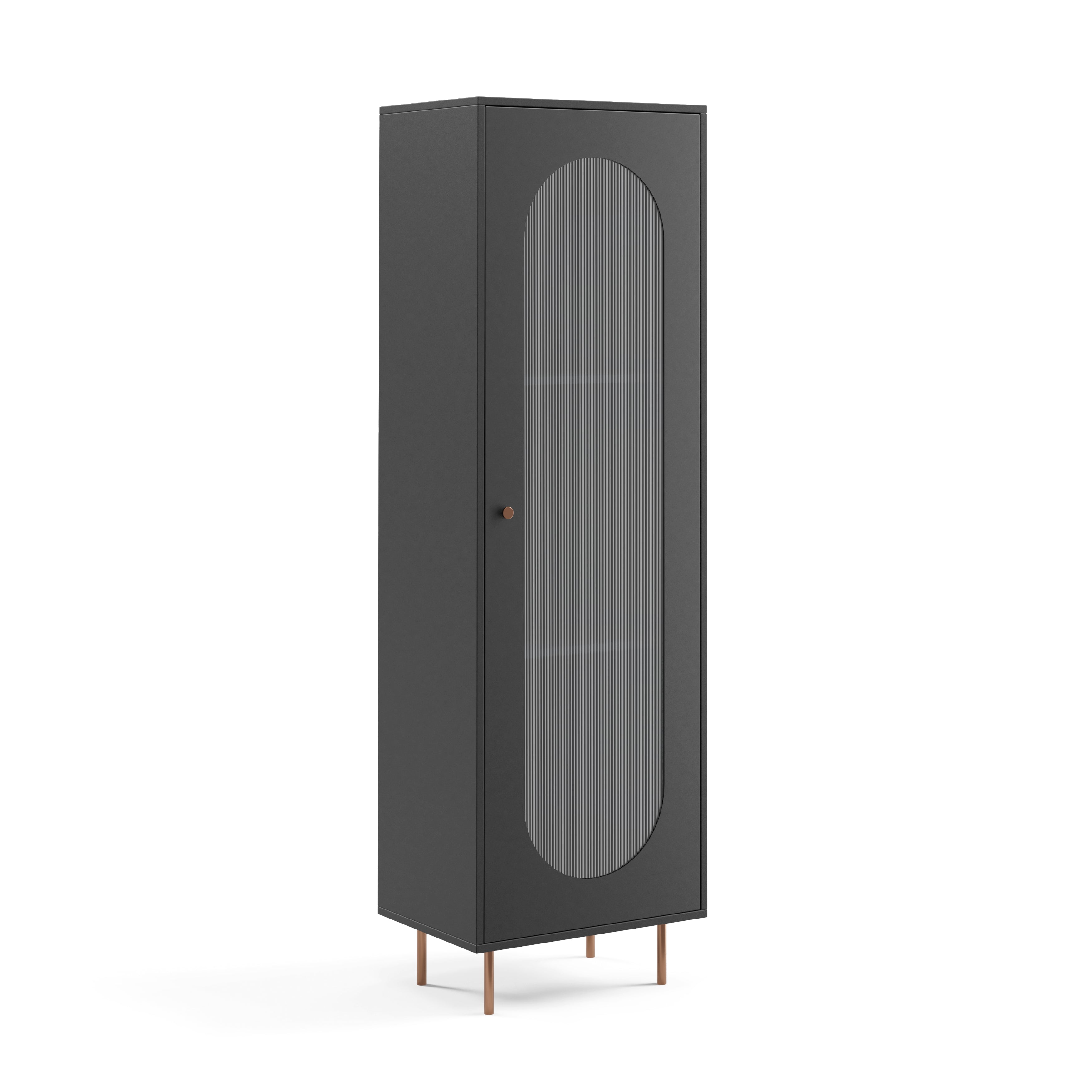 Žametna vitrina 200x60cm, Material: Laminirana plošča