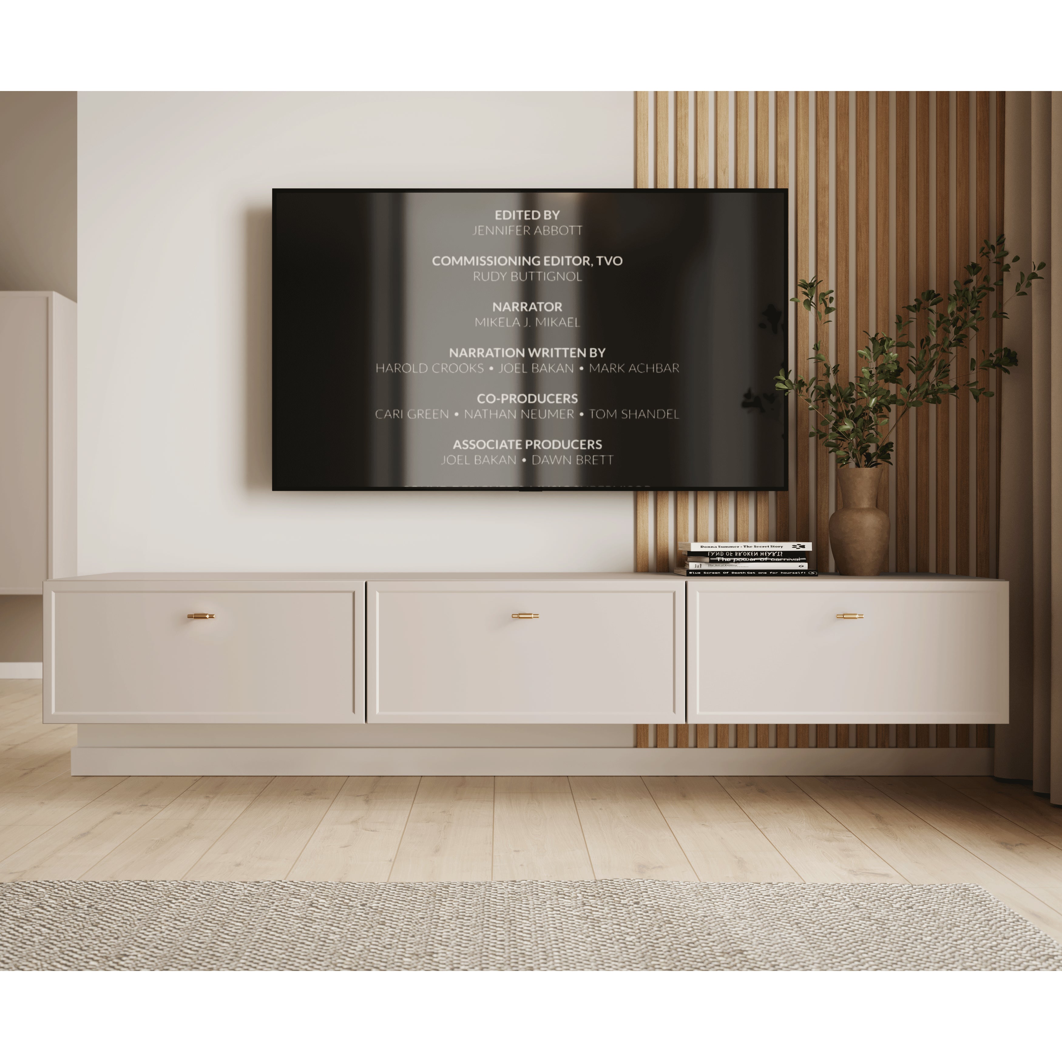 TV komoda Lorini 200cm, material: MDF